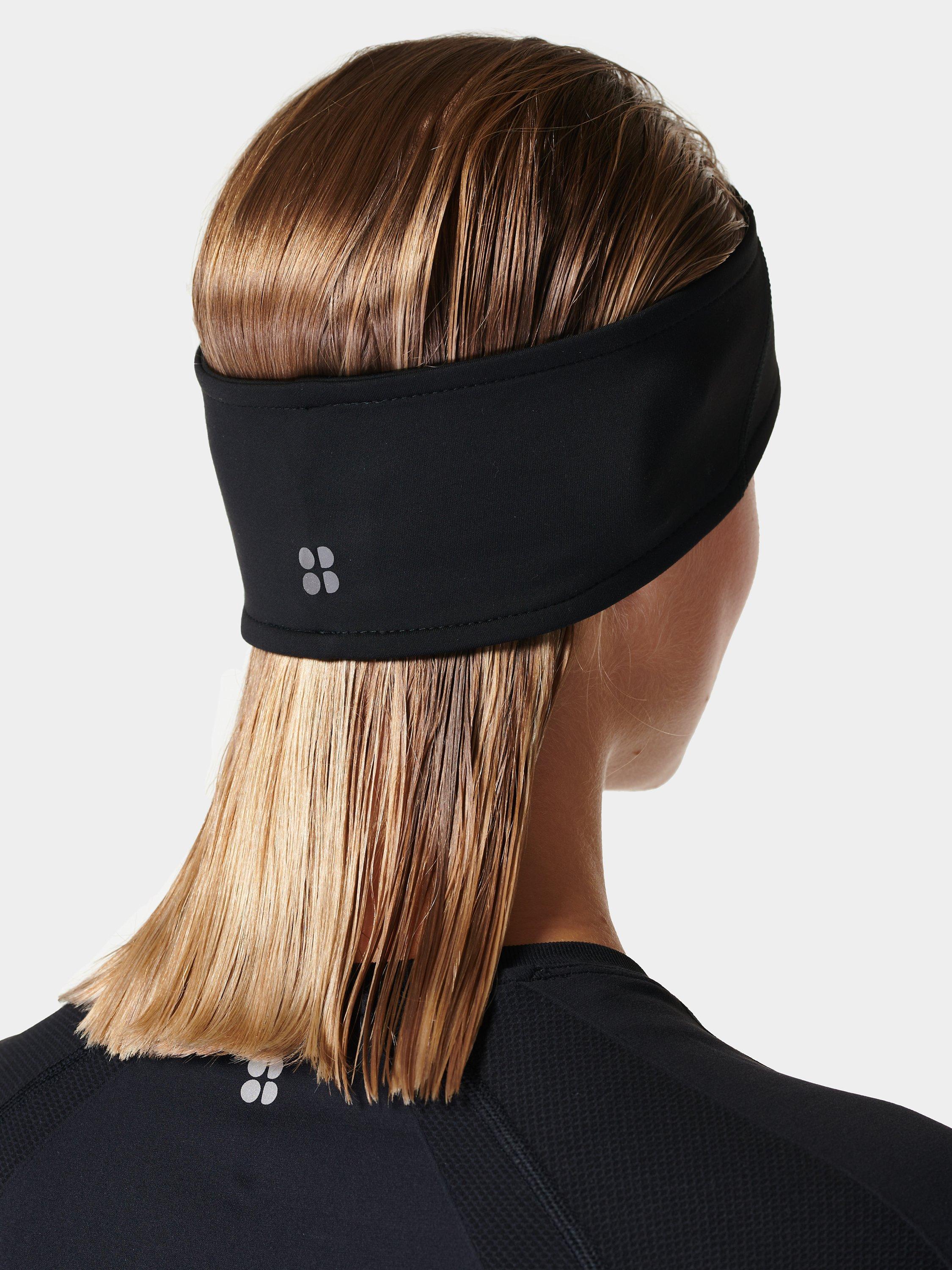 Product image 2 of 6, which shows Sweaty Betty Therma Run Ear Warmer, Black, One Size