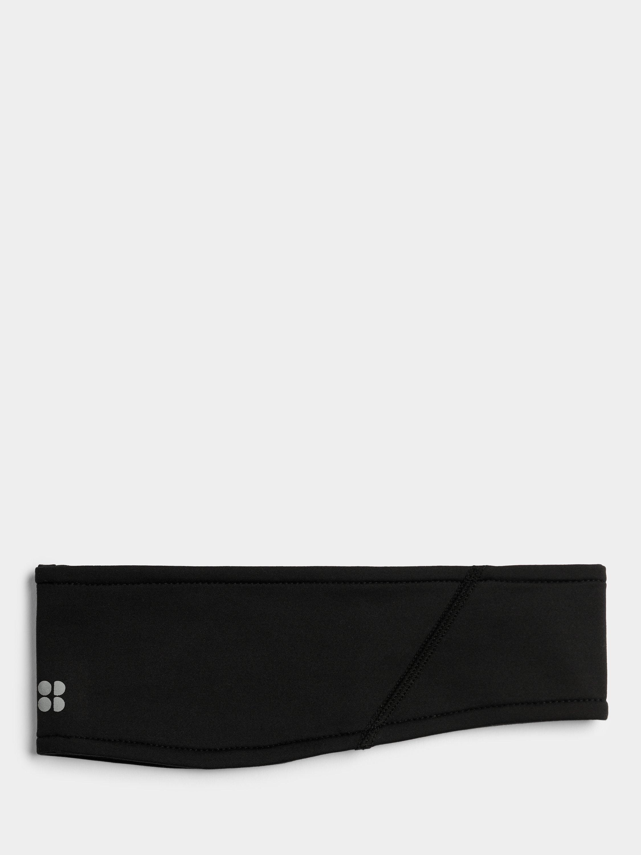 Product image 4 of 6, which shows Sweaty Betty Therma Run Ear Warmer, Black, One Size
