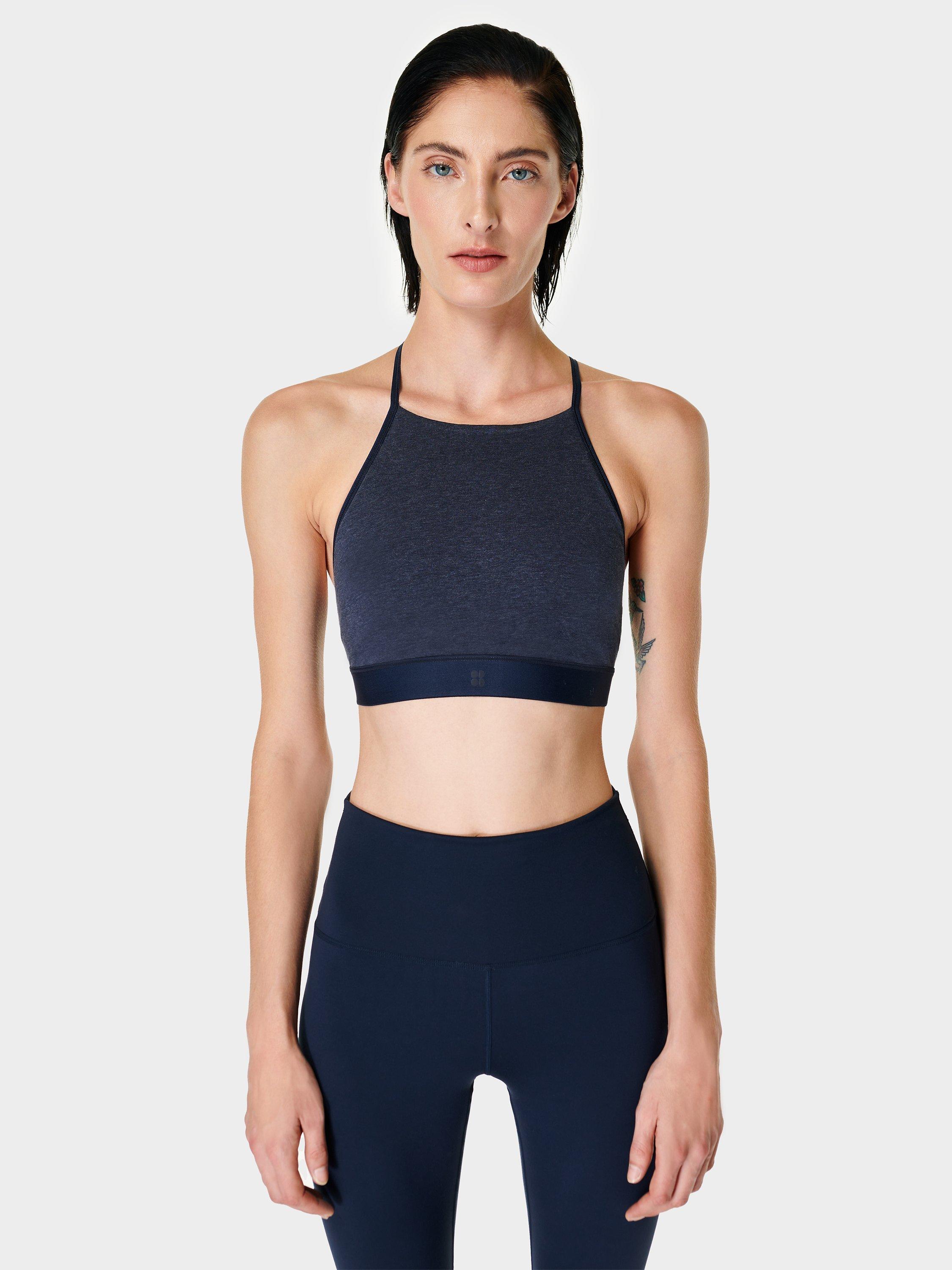Sweaty Betty Sundown Soft Cotton High Neck Bralette