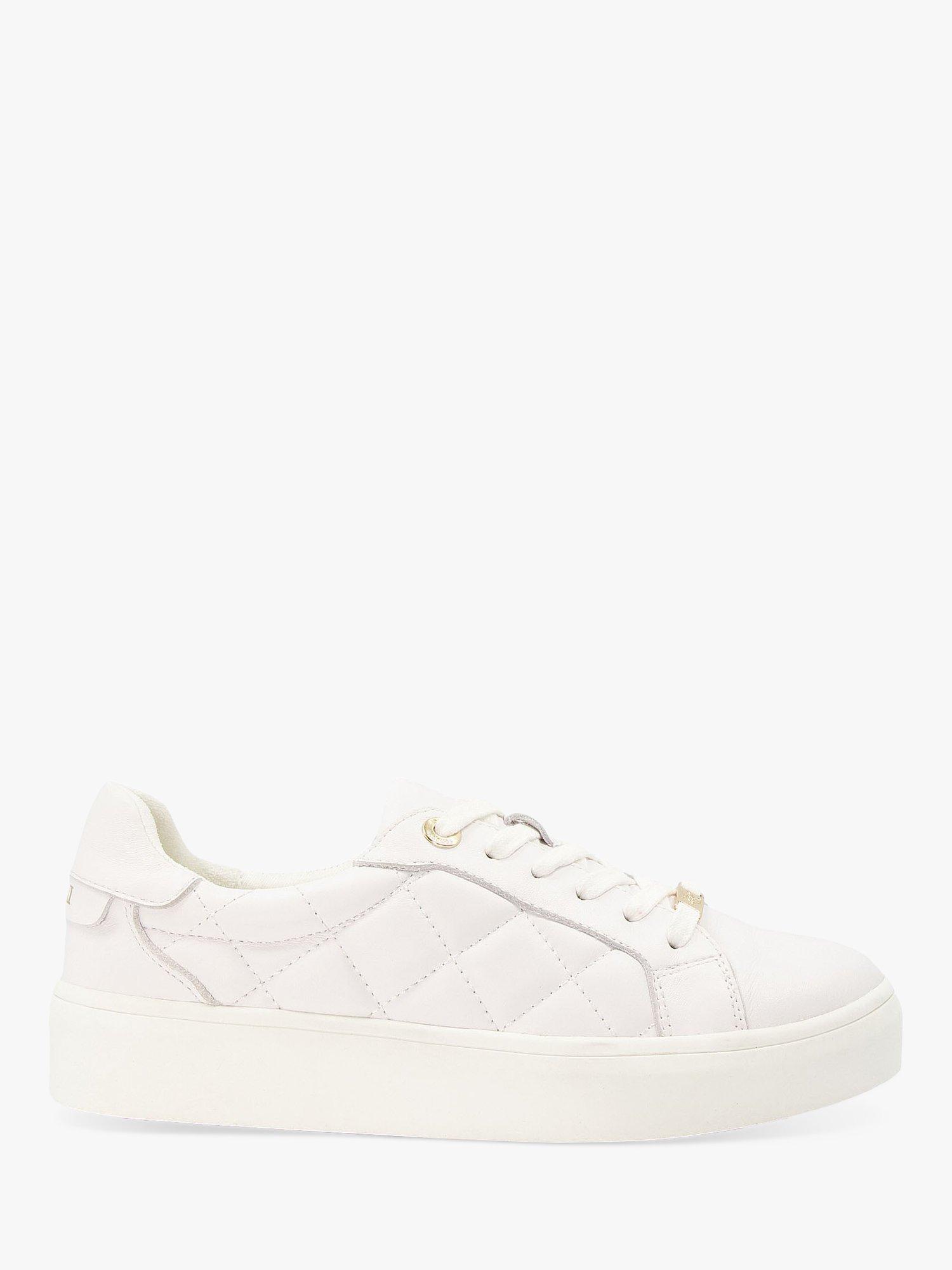 Dune Excitement Quilted Leather Lace Up Trainers