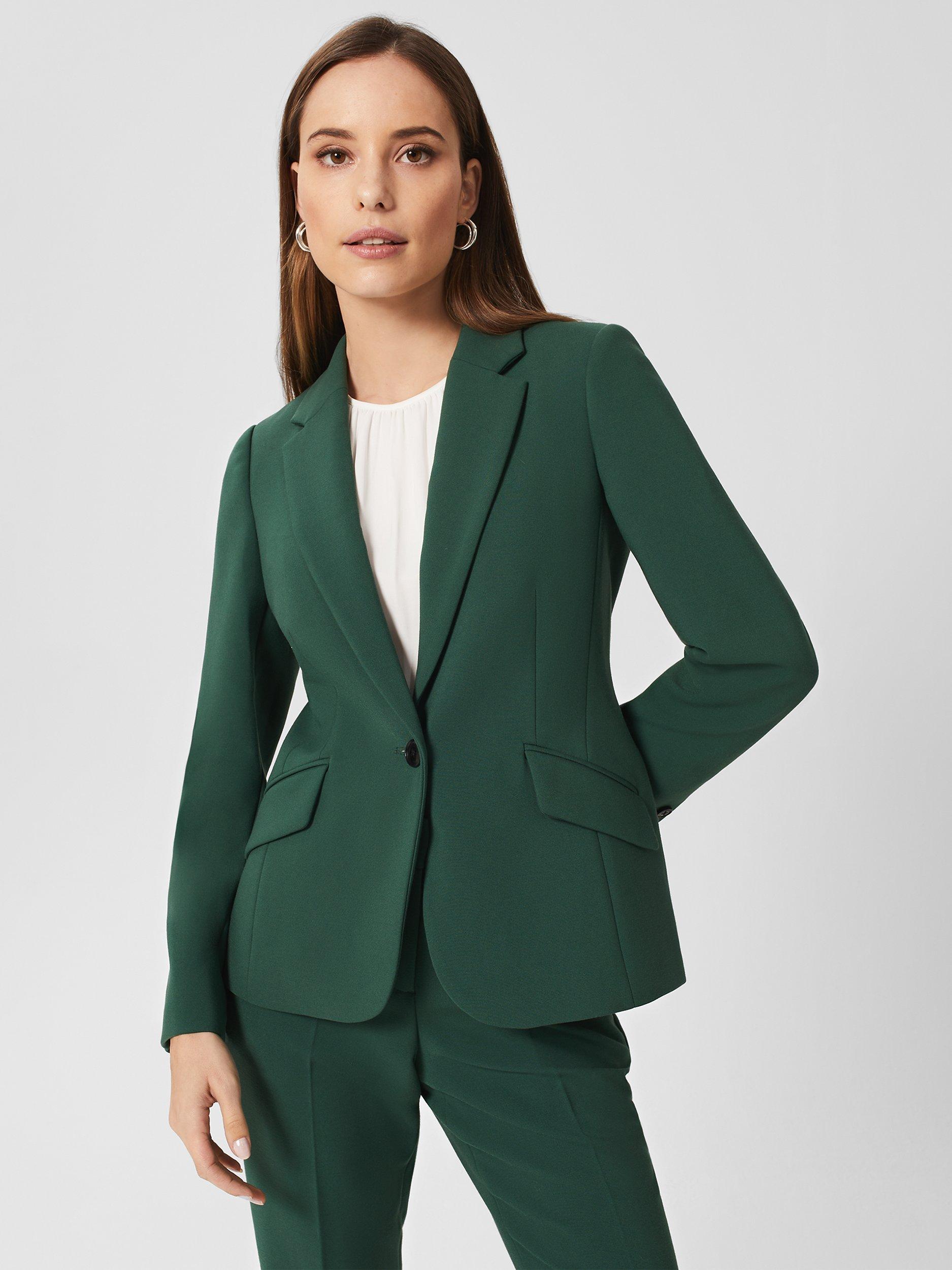 Hobbs Suki Blazer, Rich Sage Green
