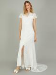 Monsoon Sienna Lace Bridal Maxi Dress, Ivory