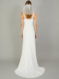 Monsoon Kate Pearl Trim Wedding Dress, Ivory