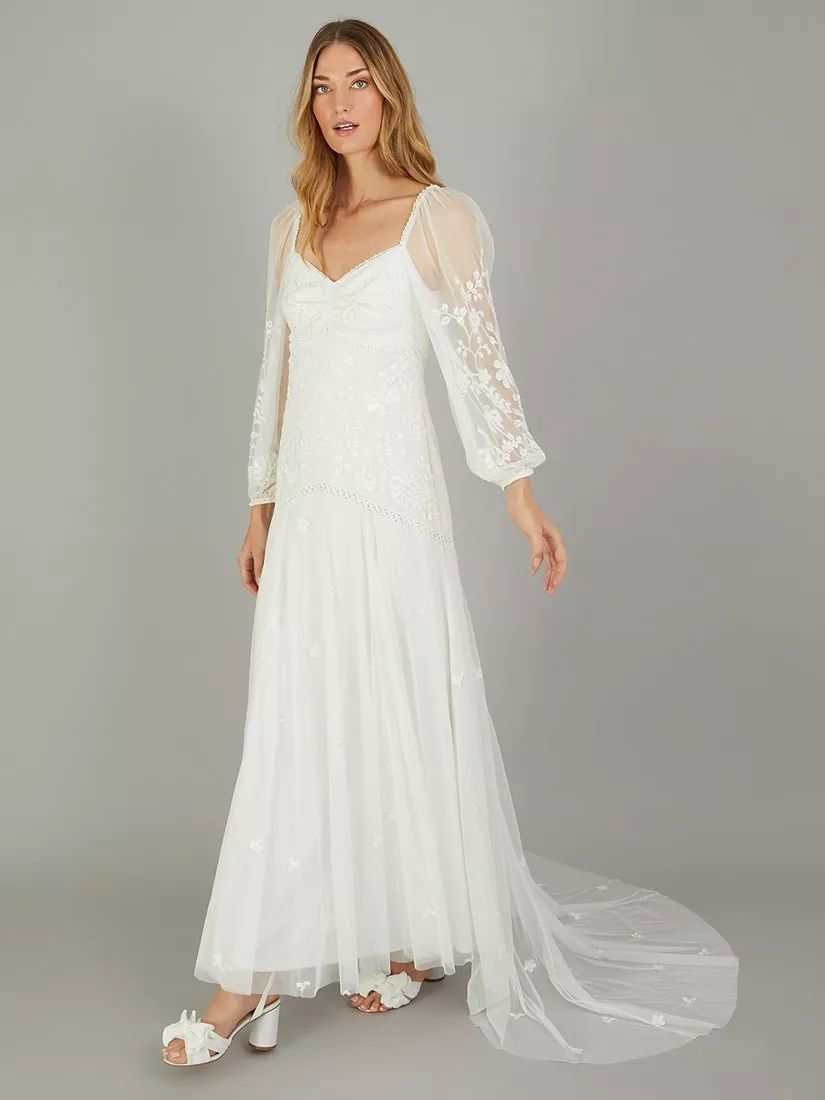 Wedding Dresses Monsoon Fit and Flare John Lewis Partners