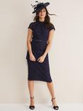 Phase Eight Aurora Lace Dress, Navy