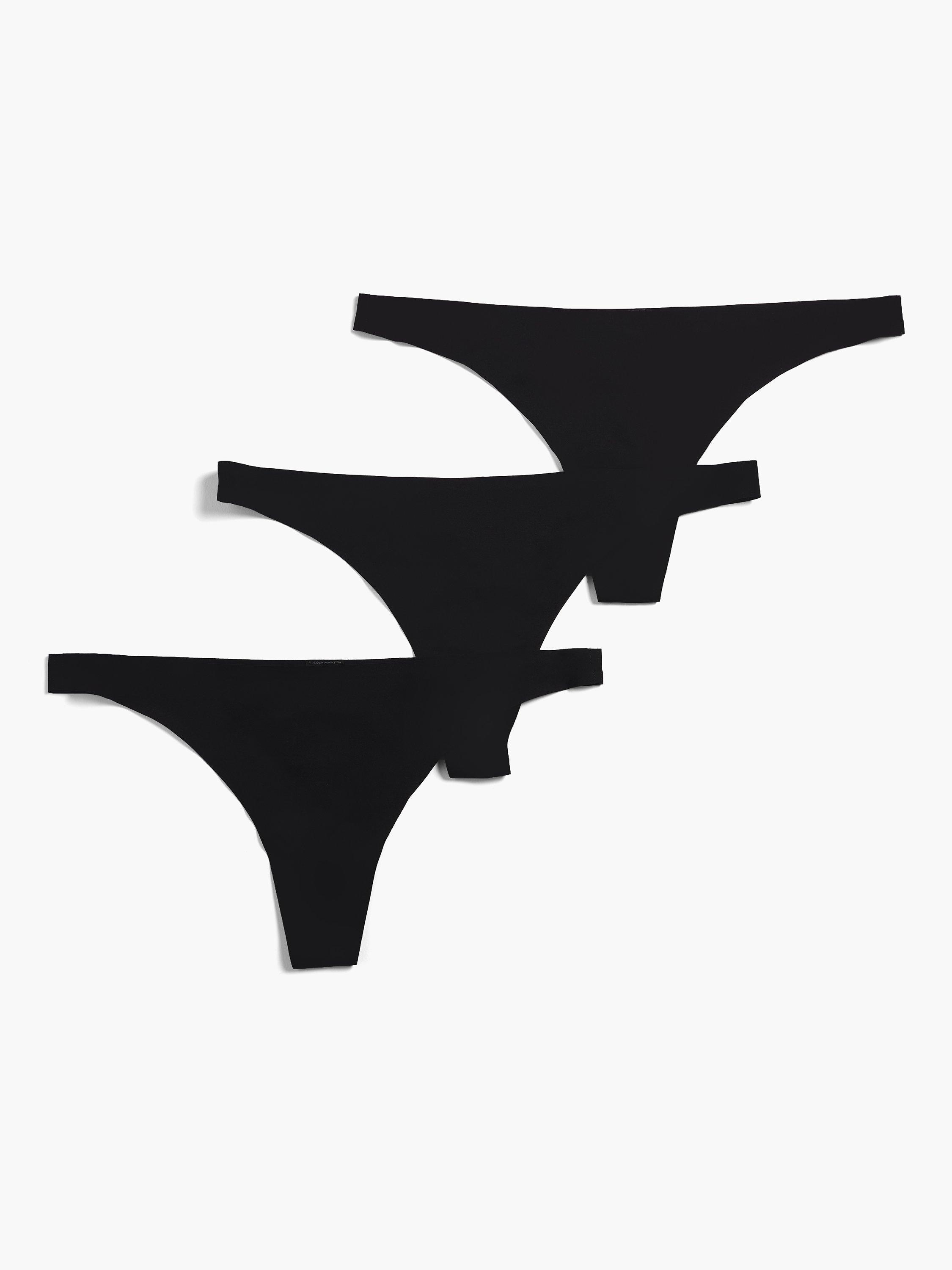 Sweaty Betty Barely There Thong, Pack of 3, Black
