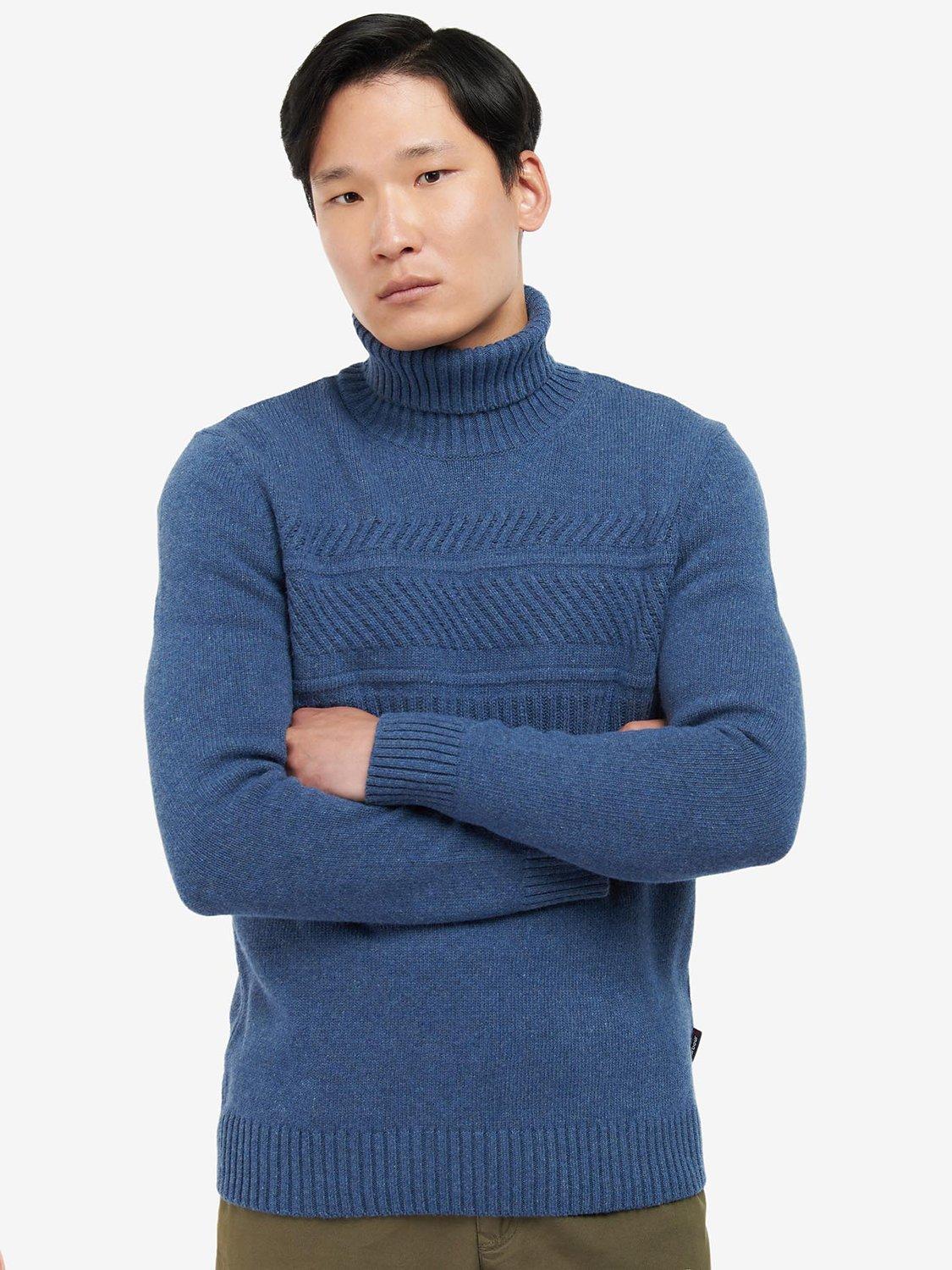Barbour Seamoor Roll Neck Jumper, Bearing Sea