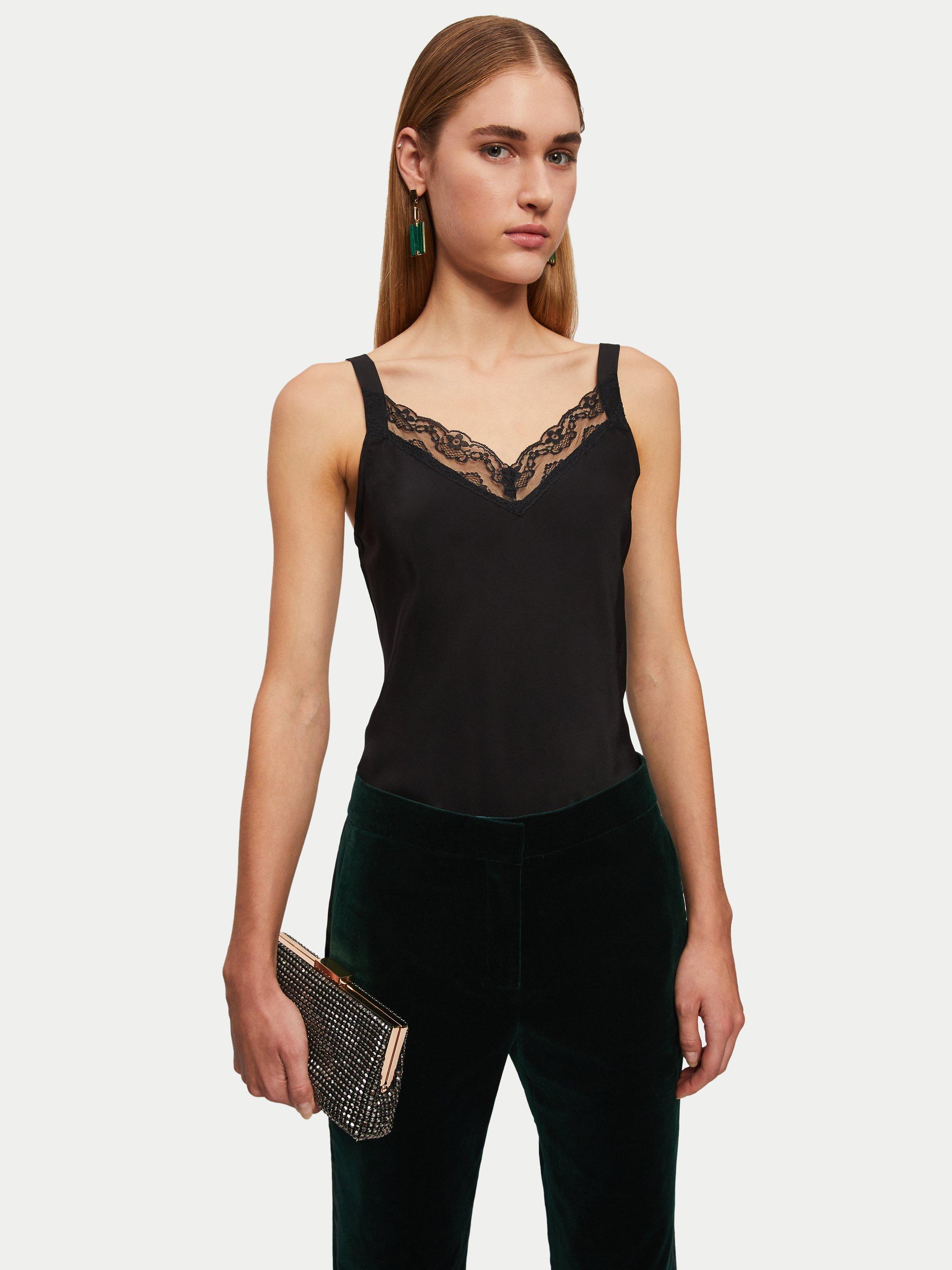 Jigsaw Silk Lace Cami
