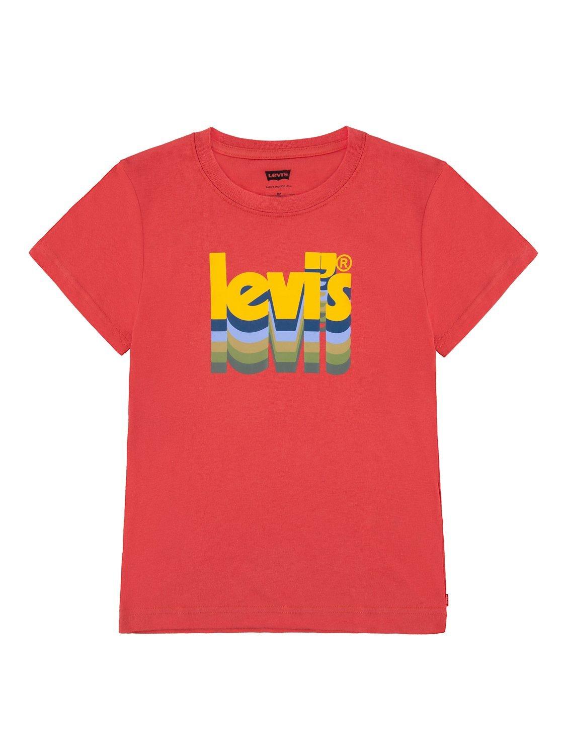 Levi's Kids' Short Sleeve Logo T-Shirt, Chrysanthemum