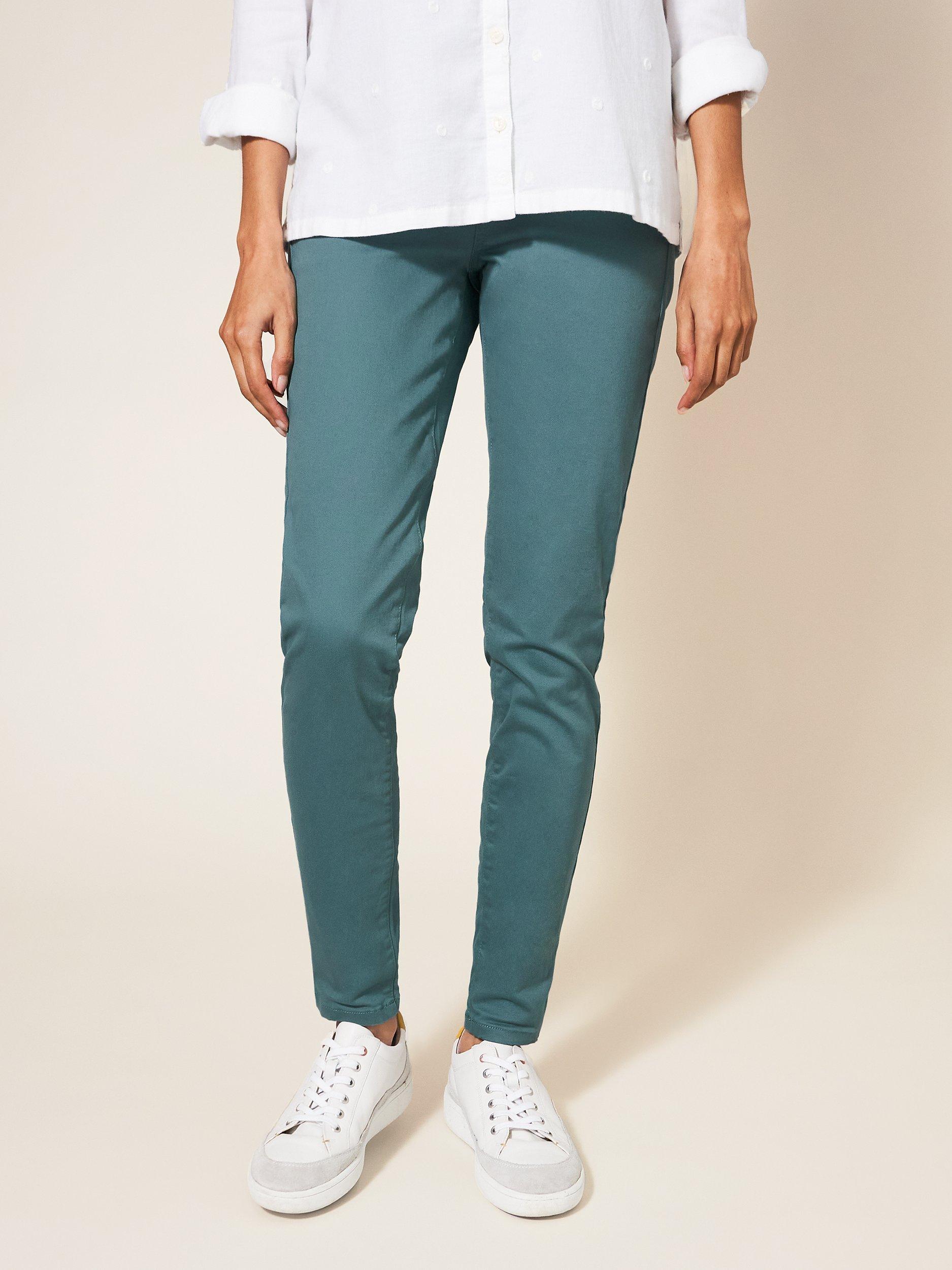 White Stuff Janey Jeggings, Mid Teal