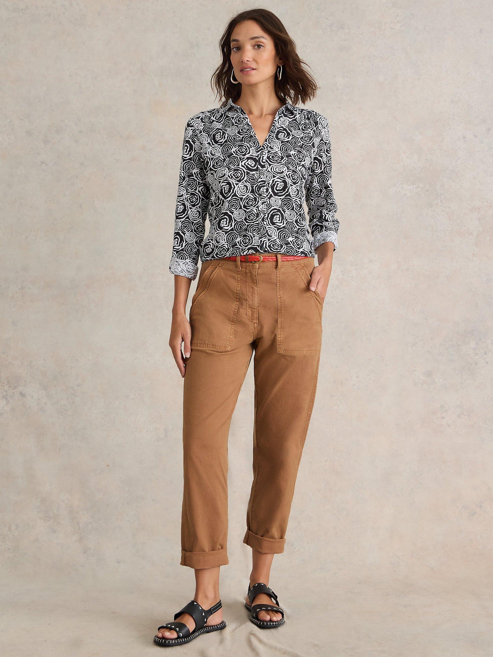 Product image 1 of 7, which shows White Stuff Twister Chinos, Mid Tan, 22R