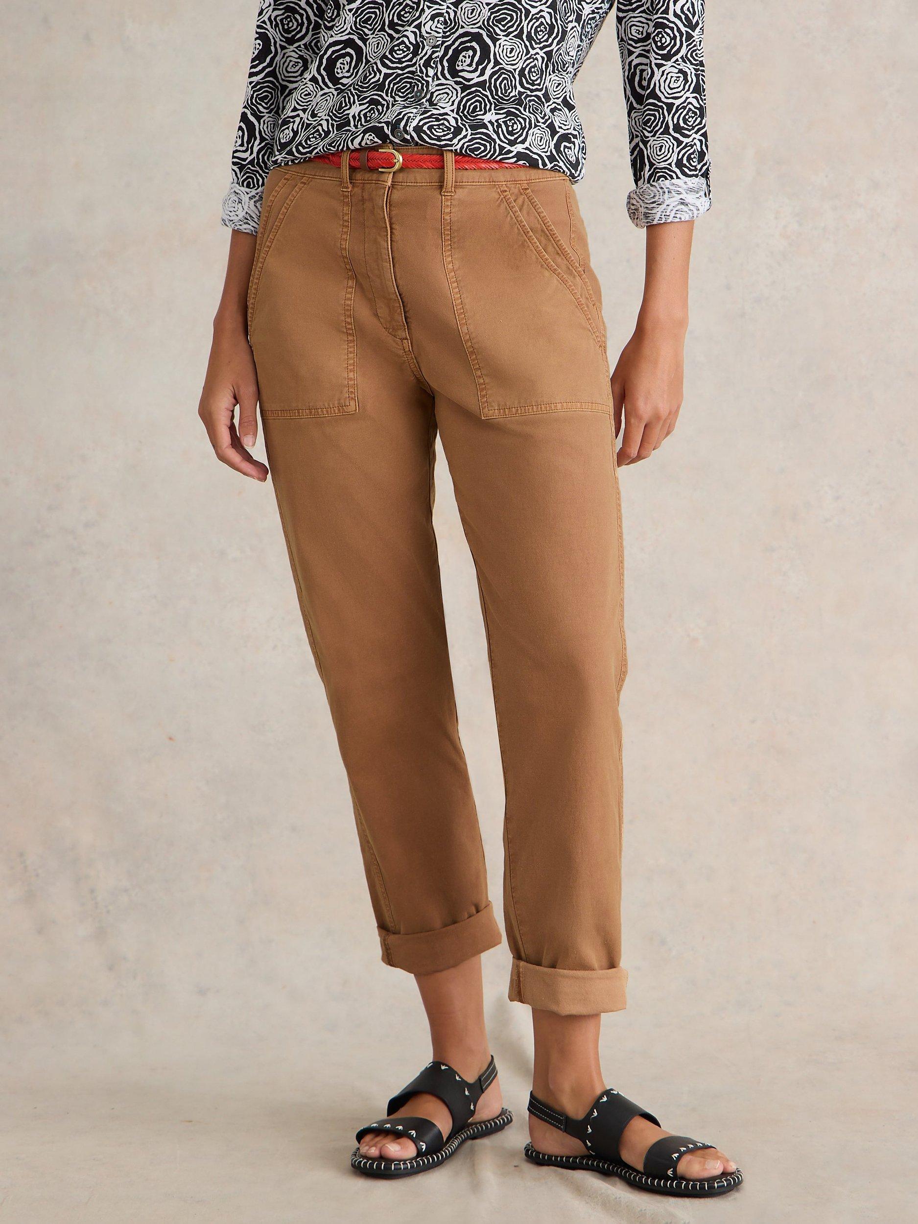 Product image 2 of 7, which shows White Stuff Twister Chinos, Mid Tan, 22R