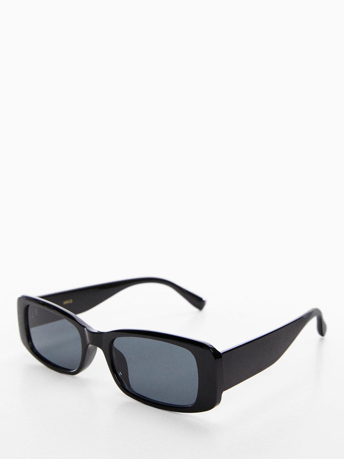 Mango Dalia Women's Sunglasses, Black, Black