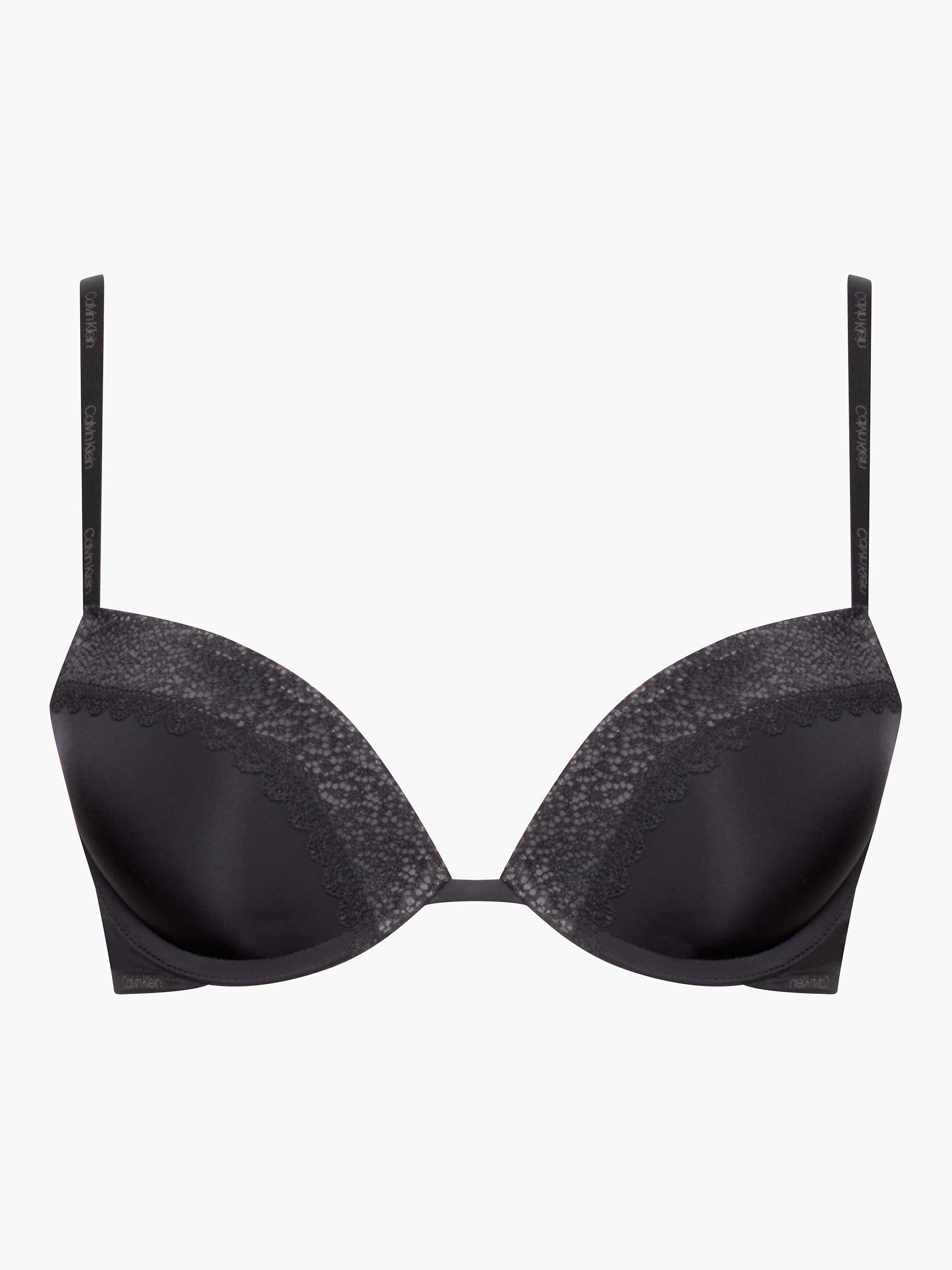 Calvin Klein Flirty Push Up Bra, Black