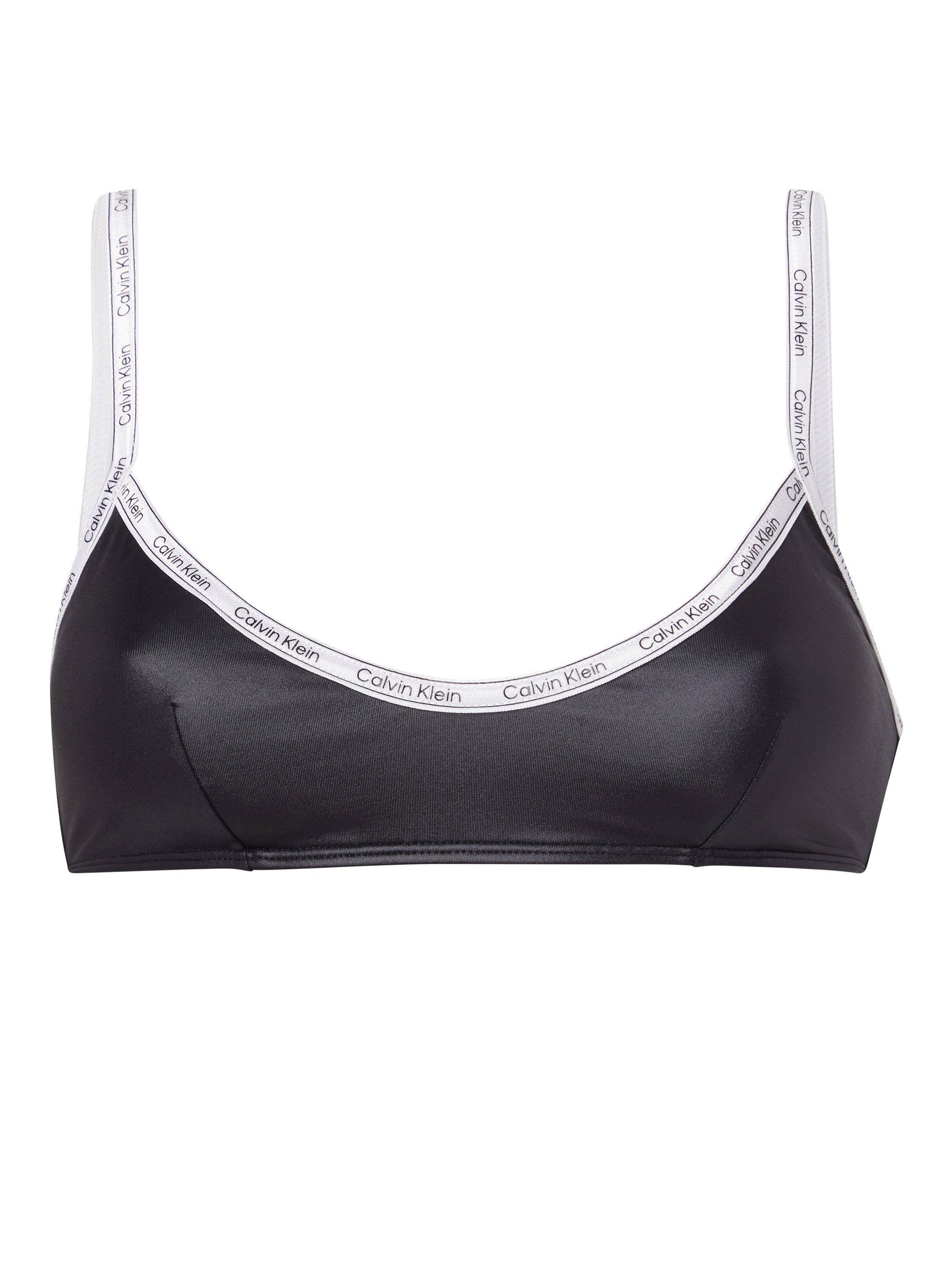 Calvin Klein Bralette Bikini Top, Black