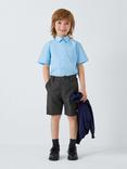 John Lewis Boys' Adjustable Waist Slim Fit School Shorts