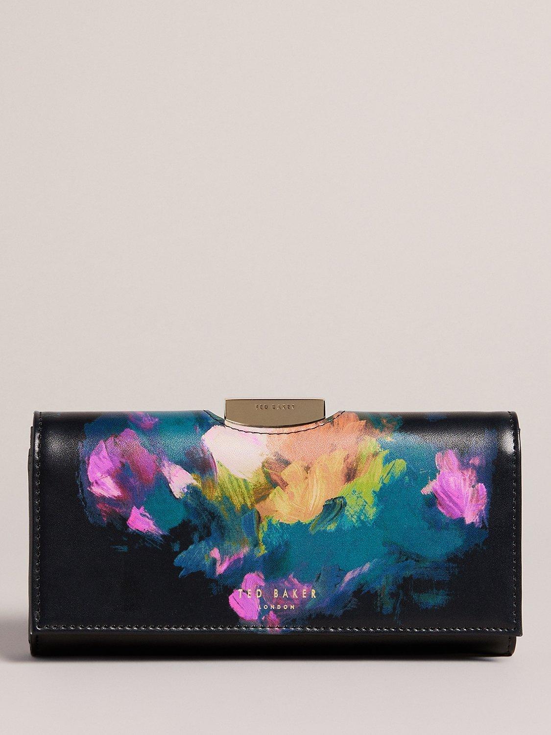 Ted Baker Bavan Art Print Bobble Purse, Black
