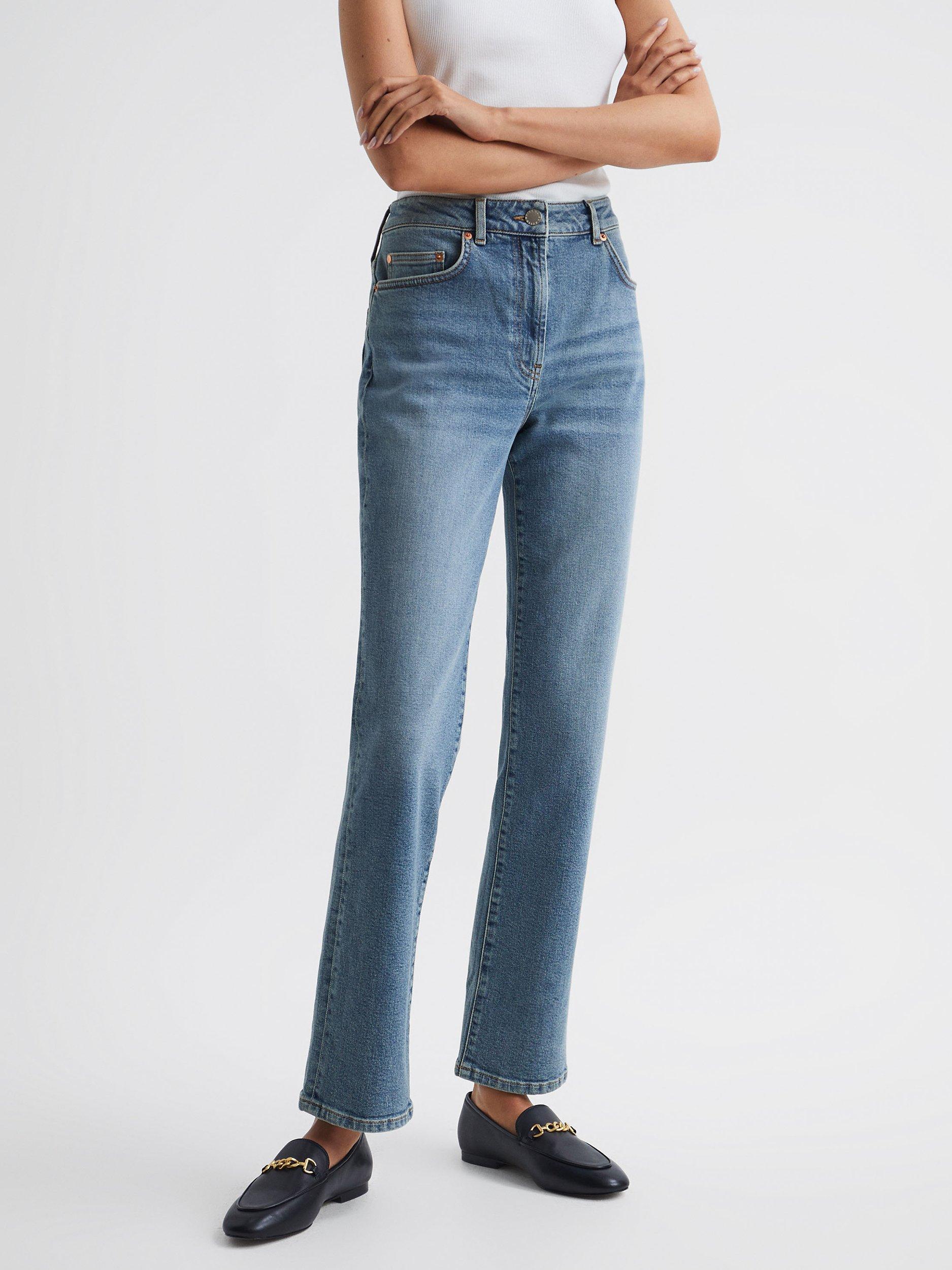 Reiss Phillipa Boyfriend Jeans, Light Blue