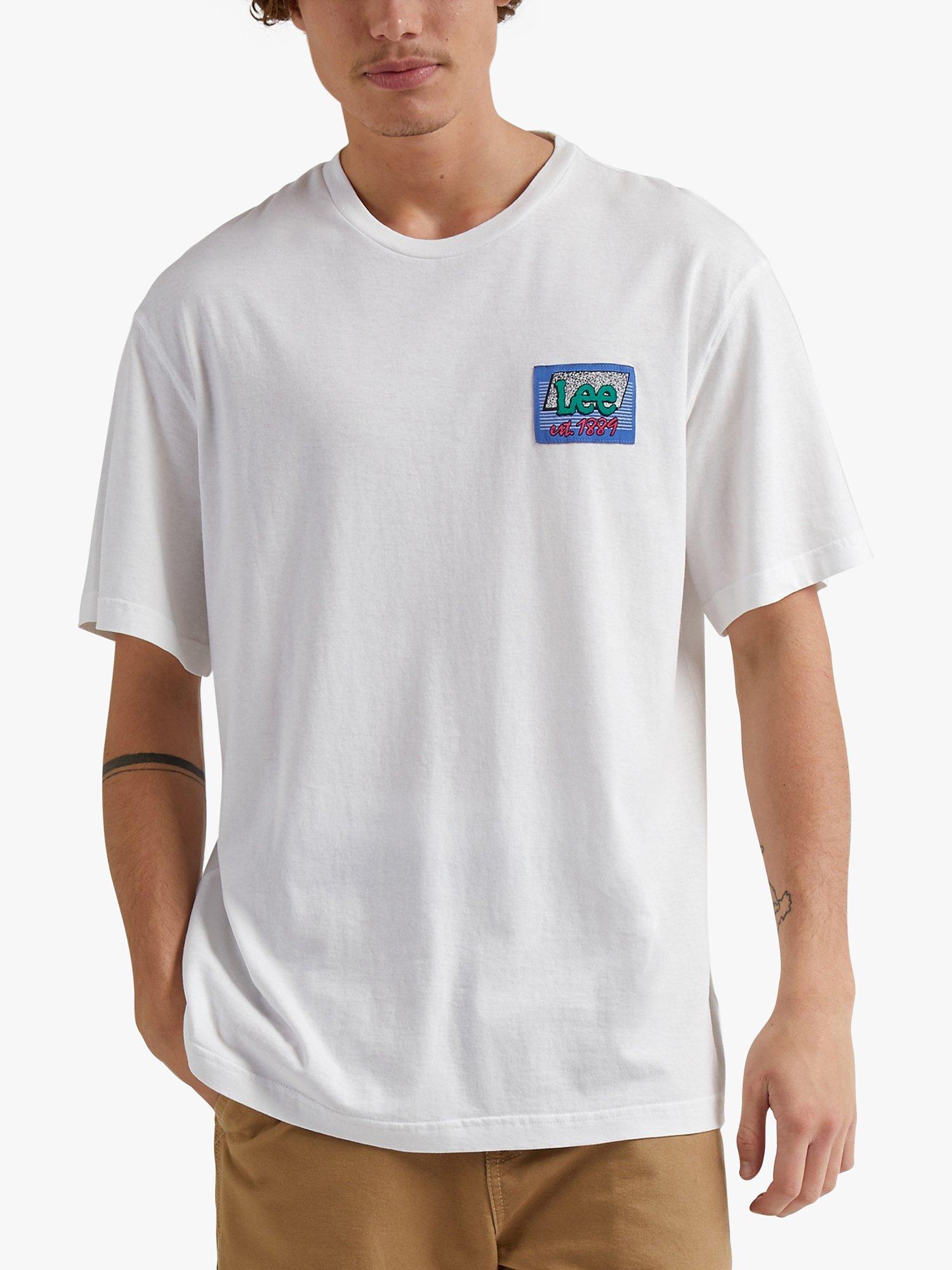 Lee 80s Graphic Logo T-Shirt,  Bright White