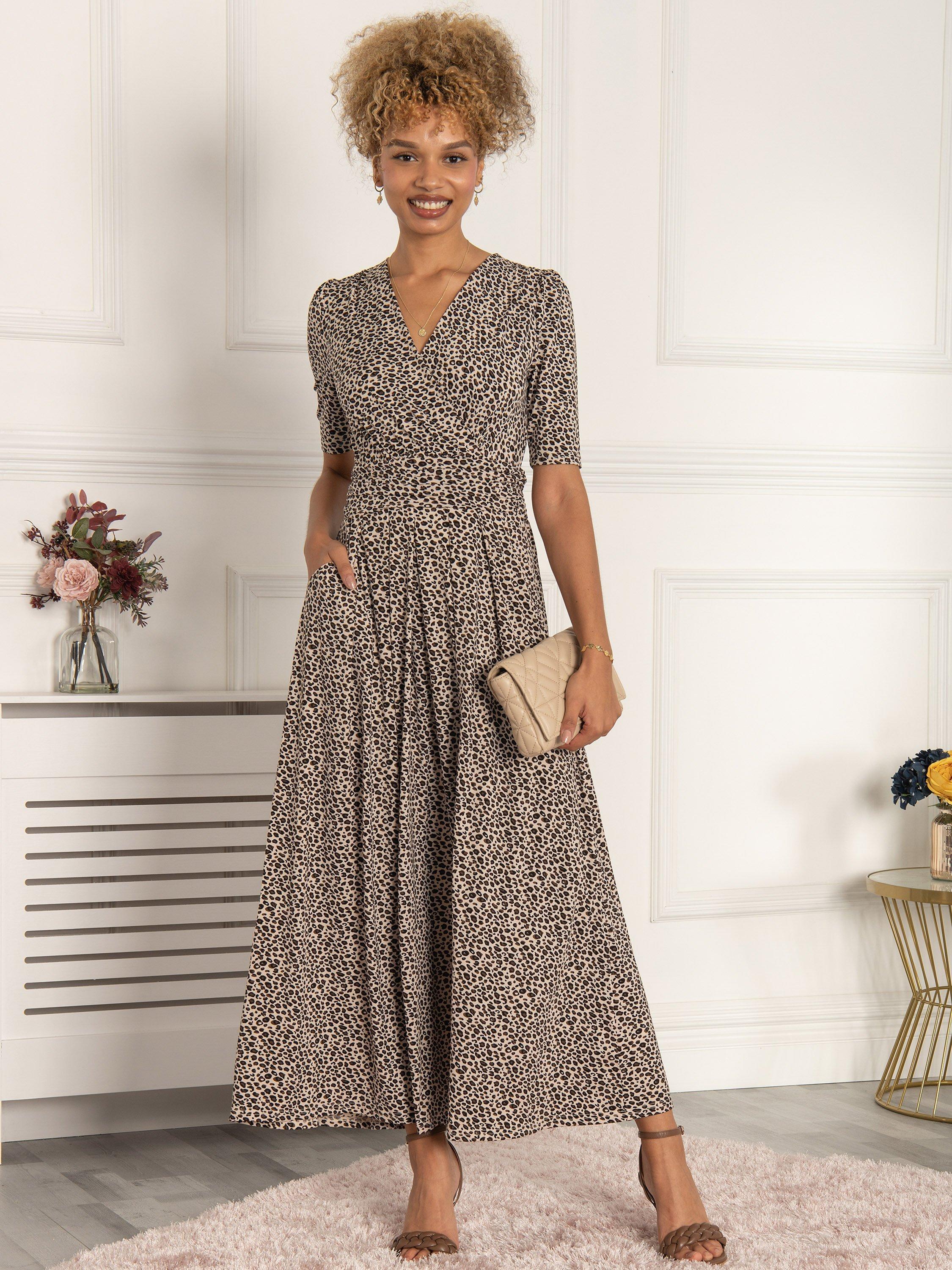 Jolie Moi Calais Half Sleeve Maxi Dress