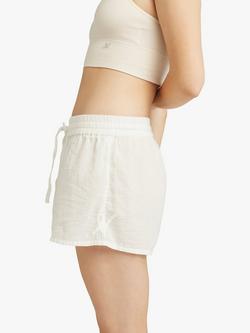 Nudea Boxer Pyjama Shorts - view 2, White