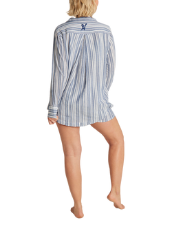 Nudea The PJ Nightshirt - view 2, White/Navy
