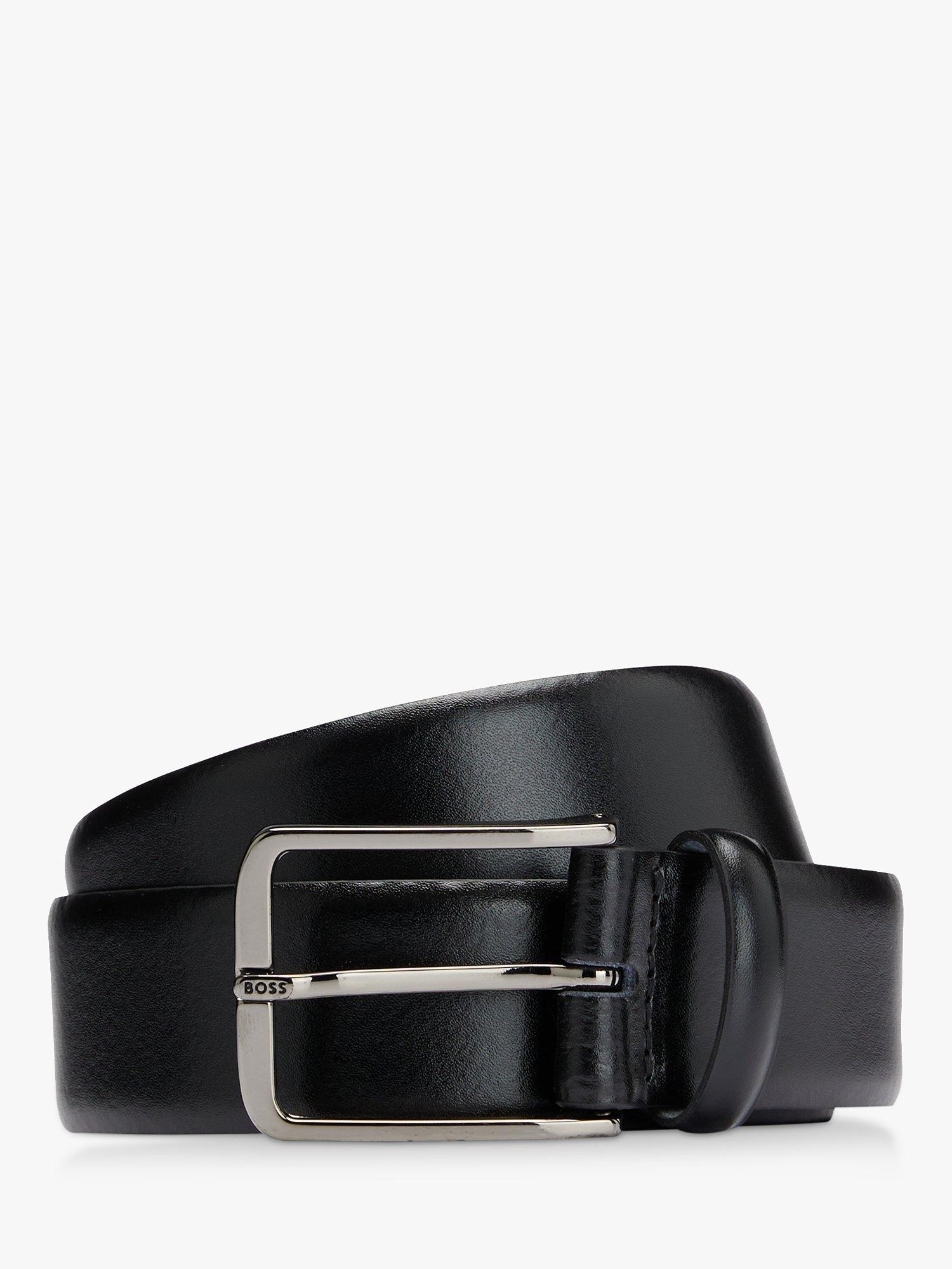HUGO BOSS BOSS Leather Belt, Black