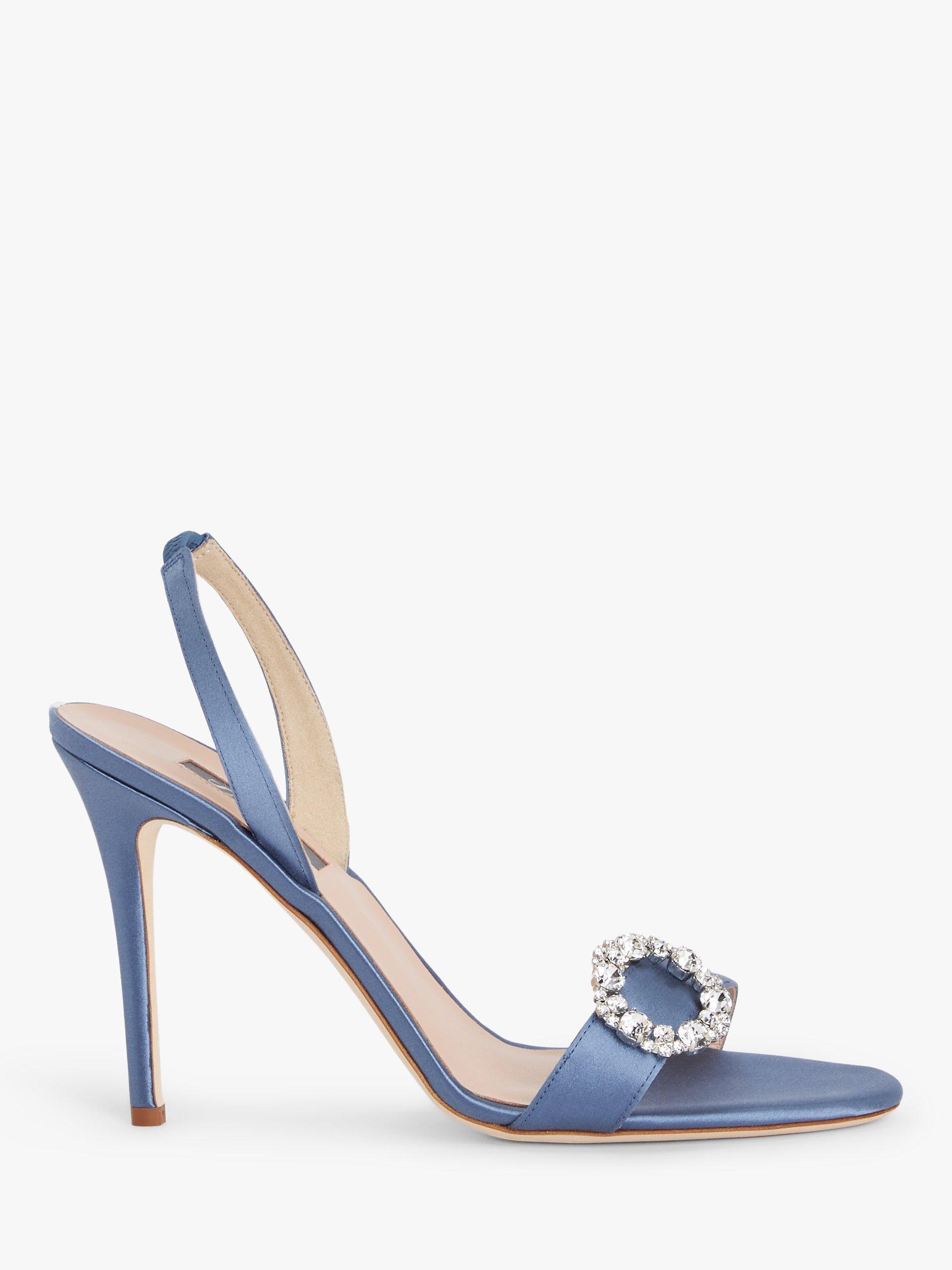 SJP by Sarah Jessica Parker Dish High Heel Satin Sandals, Wink