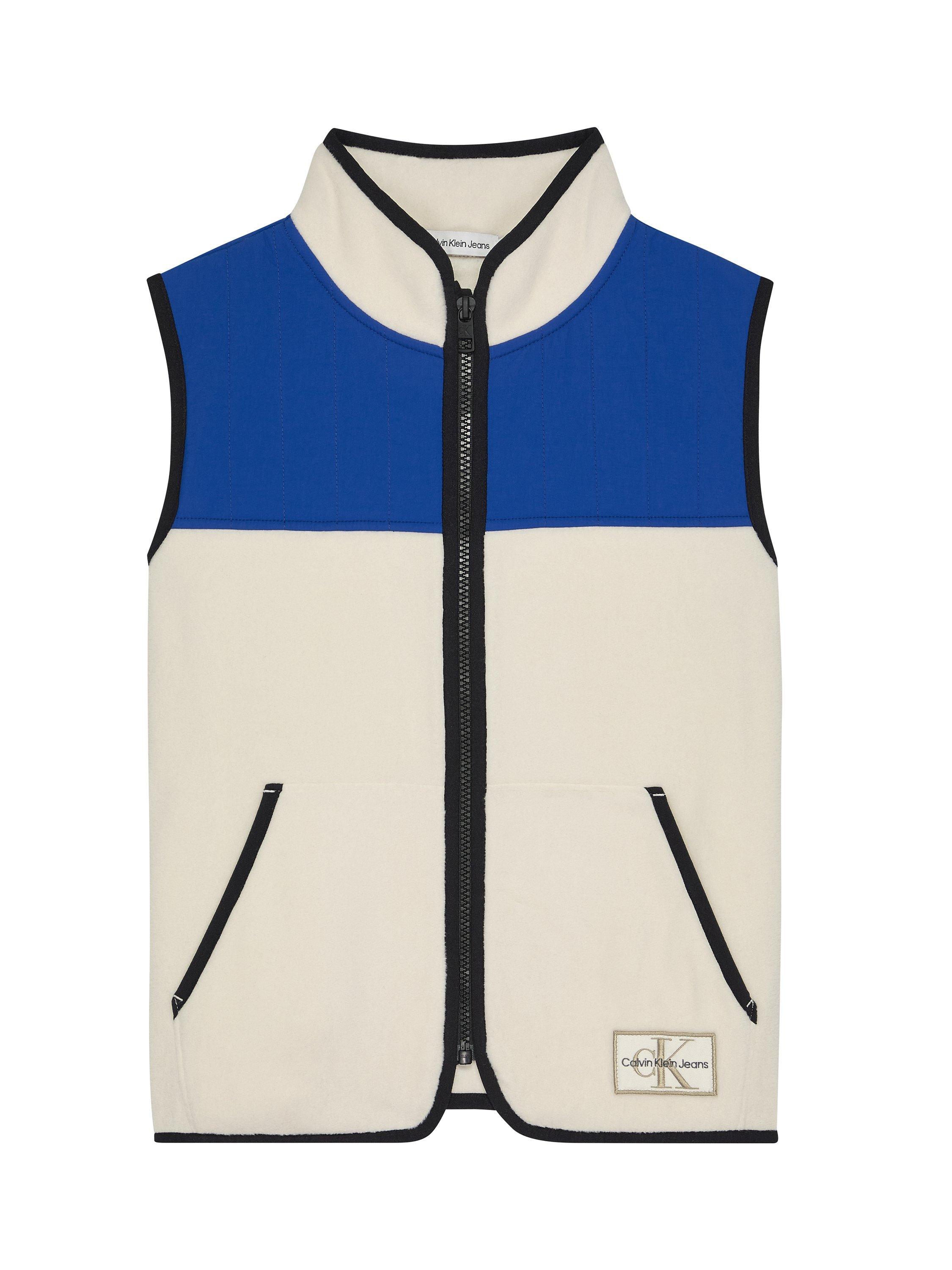 Calvin Klein Jeans Kids' Colour Block Gilet, Muslin
