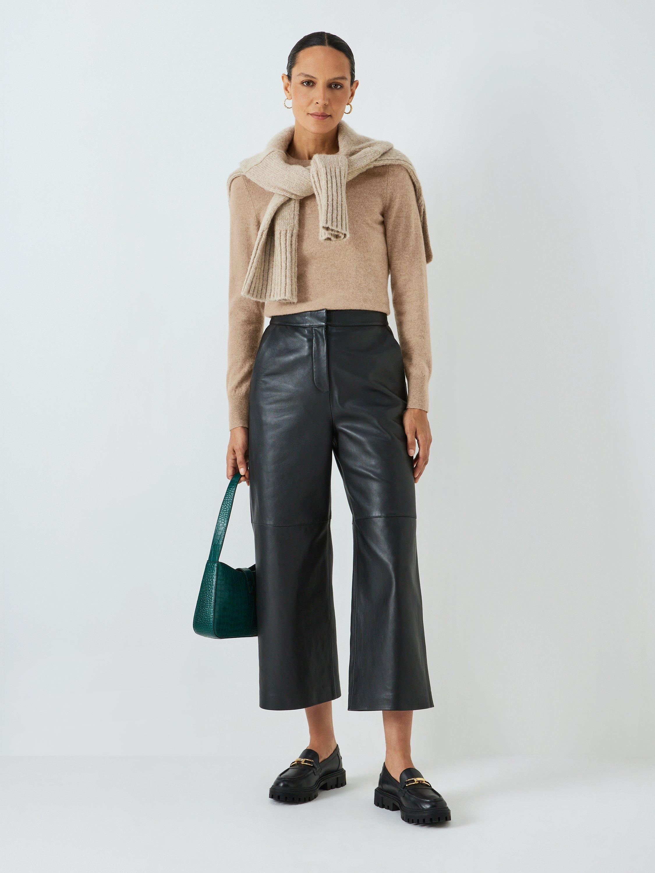 Product image 3 of 6, which shows John Lewis Cashmere Crew Neck Jumper, Beige, 8