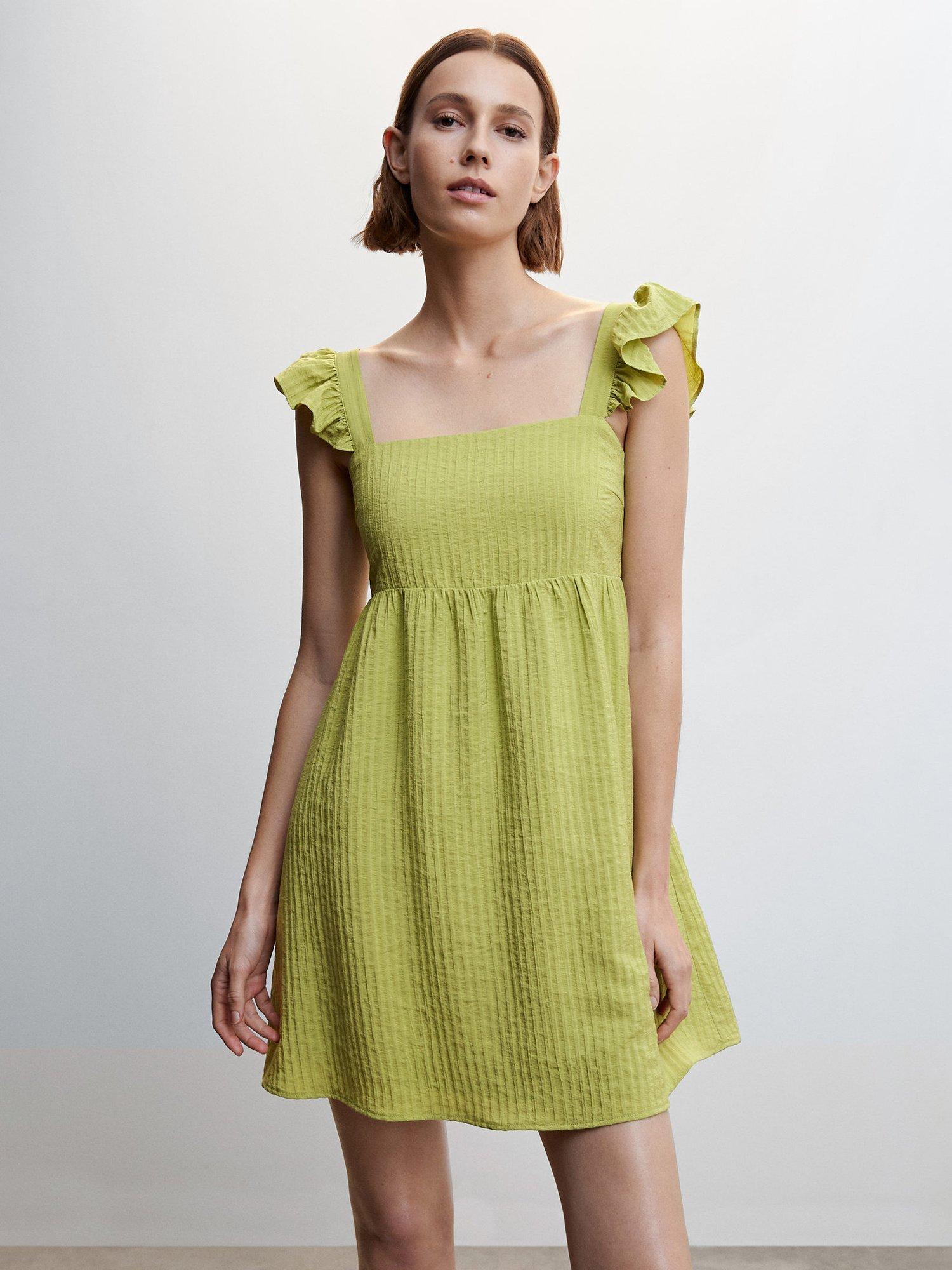 Mango Pretty-H Dress, Green