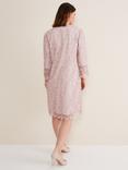 Phase Eight Isabella Lace Coat, Antique Rose