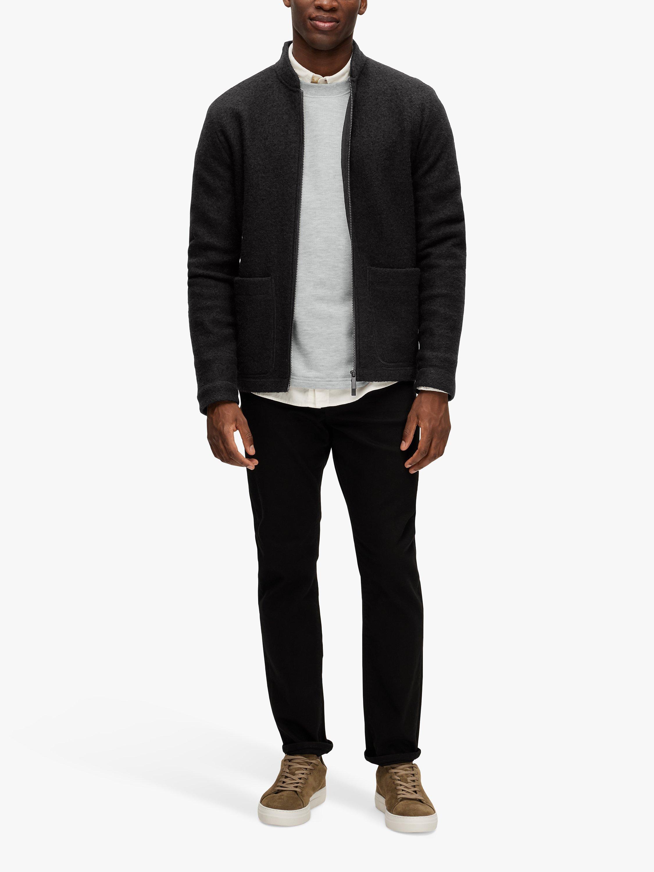 SELECTED HOMME Slhbecker Bomber Jacket, Black