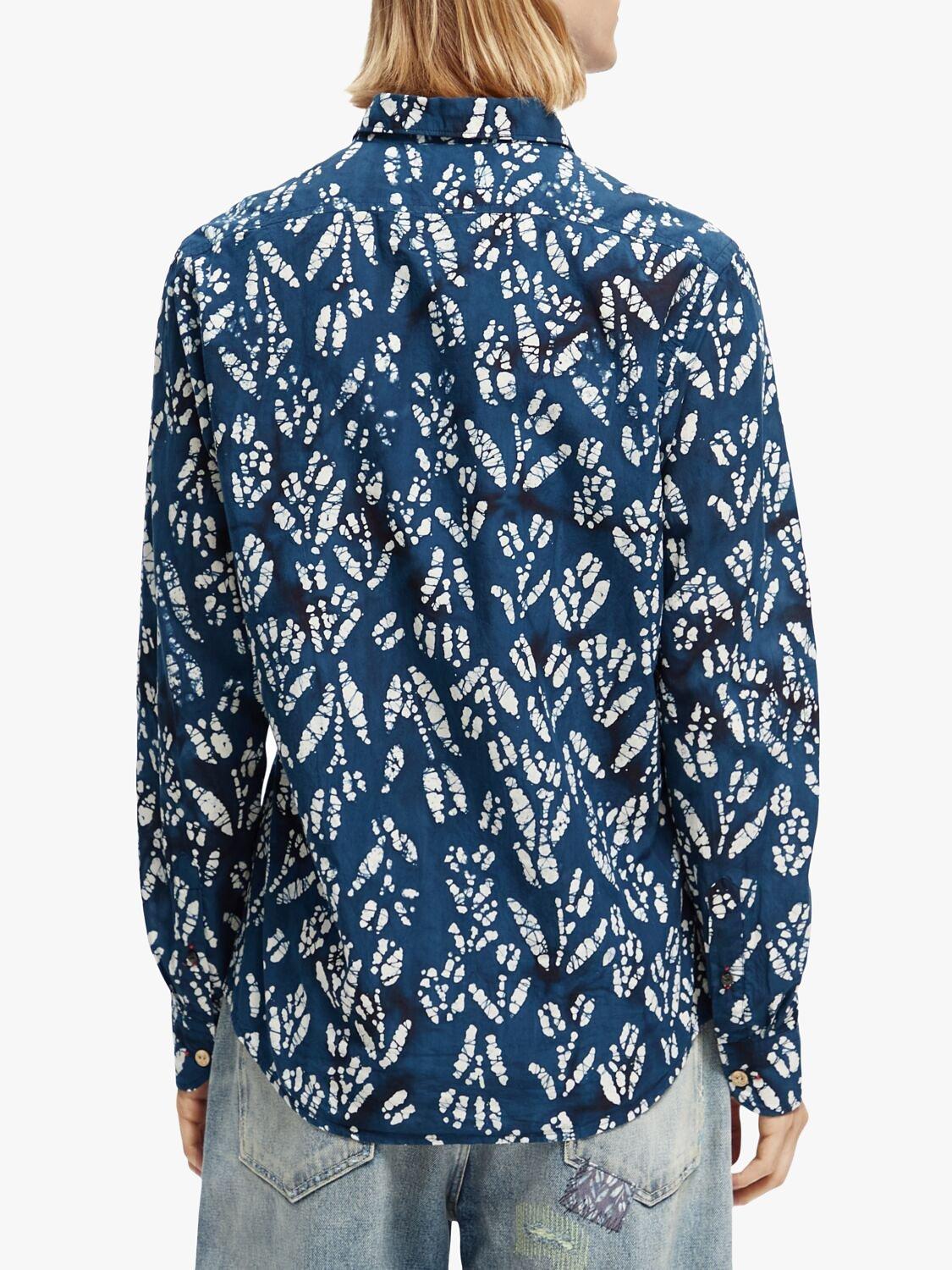 Scotch & Soda Printed Poplin Slim Fit Shirt, 0221 - Combo E, S