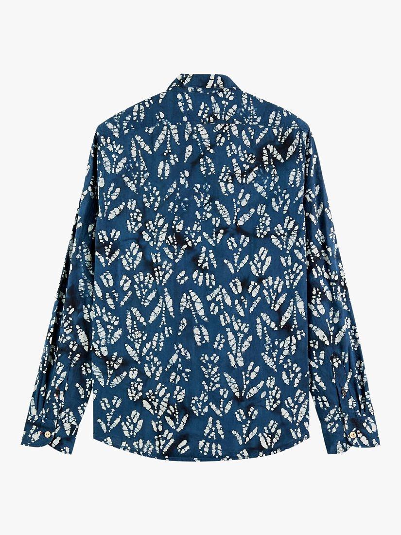 Scotch & Soda Printed Poplin Slim Fit Shirt, 0221 - Combo E, S