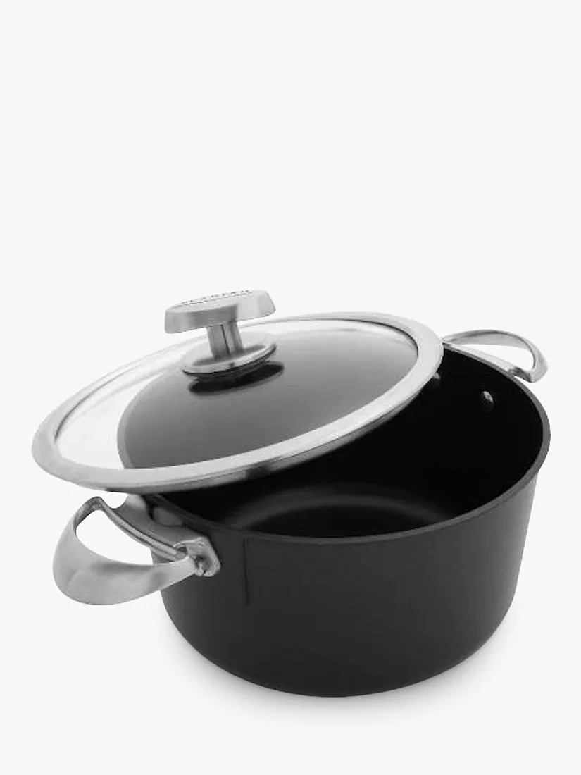 SCANPAN Pro IQ Aluminium Non-Stick Casserole & Glass Lid