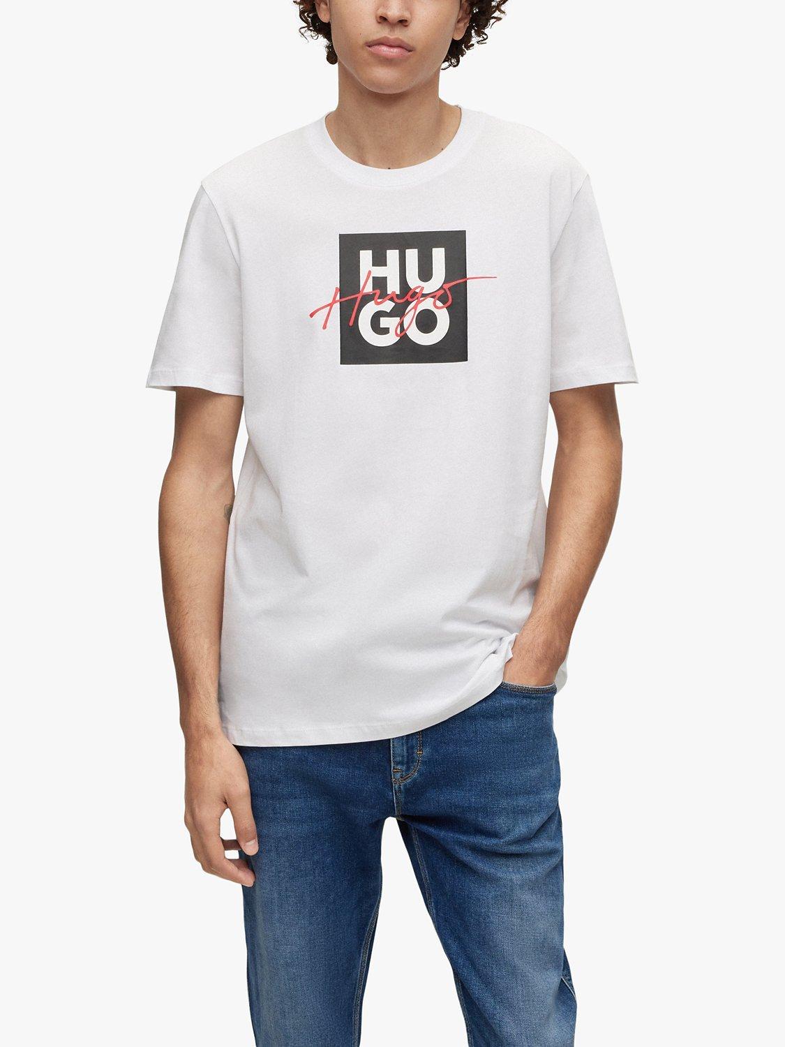 HUGO Dalpaca Logo T-Shirt, White