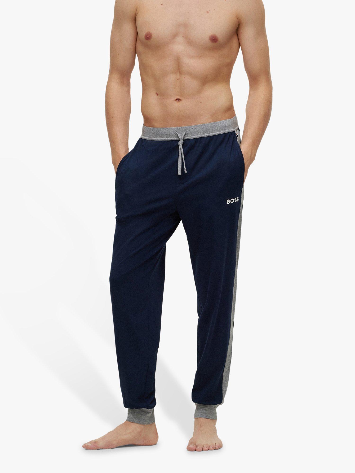 Product image 1 of 5, which shows BOSS Balance Tapered Joggers, Dark Blue/Grey, S