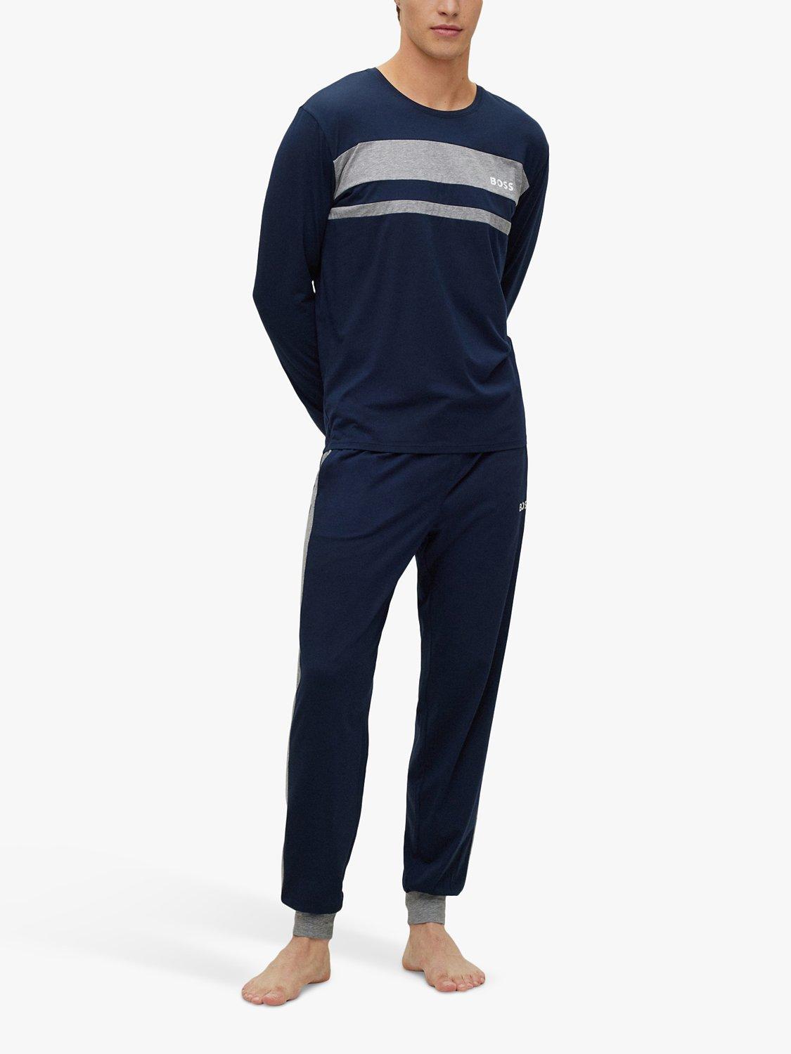 Product image 3 of 5, which shows BOSS Balance Tapered Joggers, Dark Blue/Grey, S
