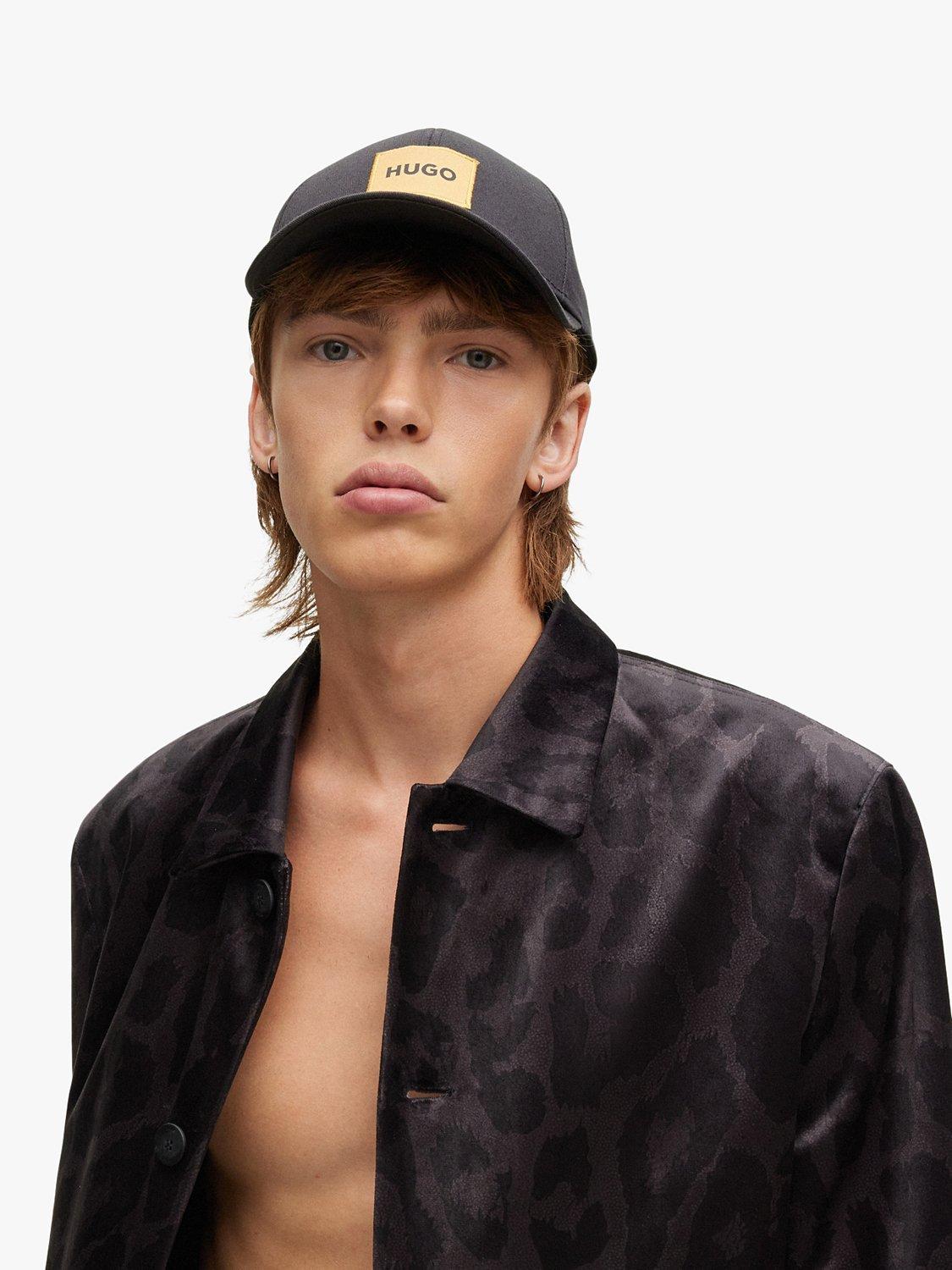 Product image 3 of 5, which shows HUGO BOSS Logo Baseball Cap, Black
