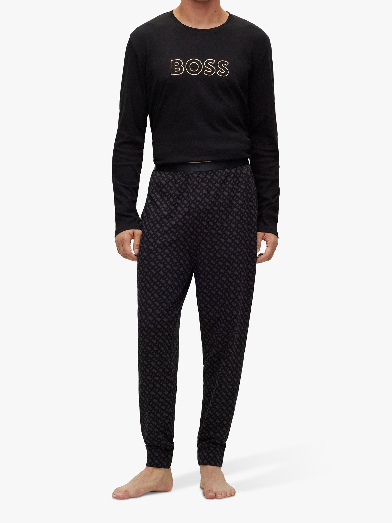 BOSS Relax Long Sleeve Pyjama Set, Black