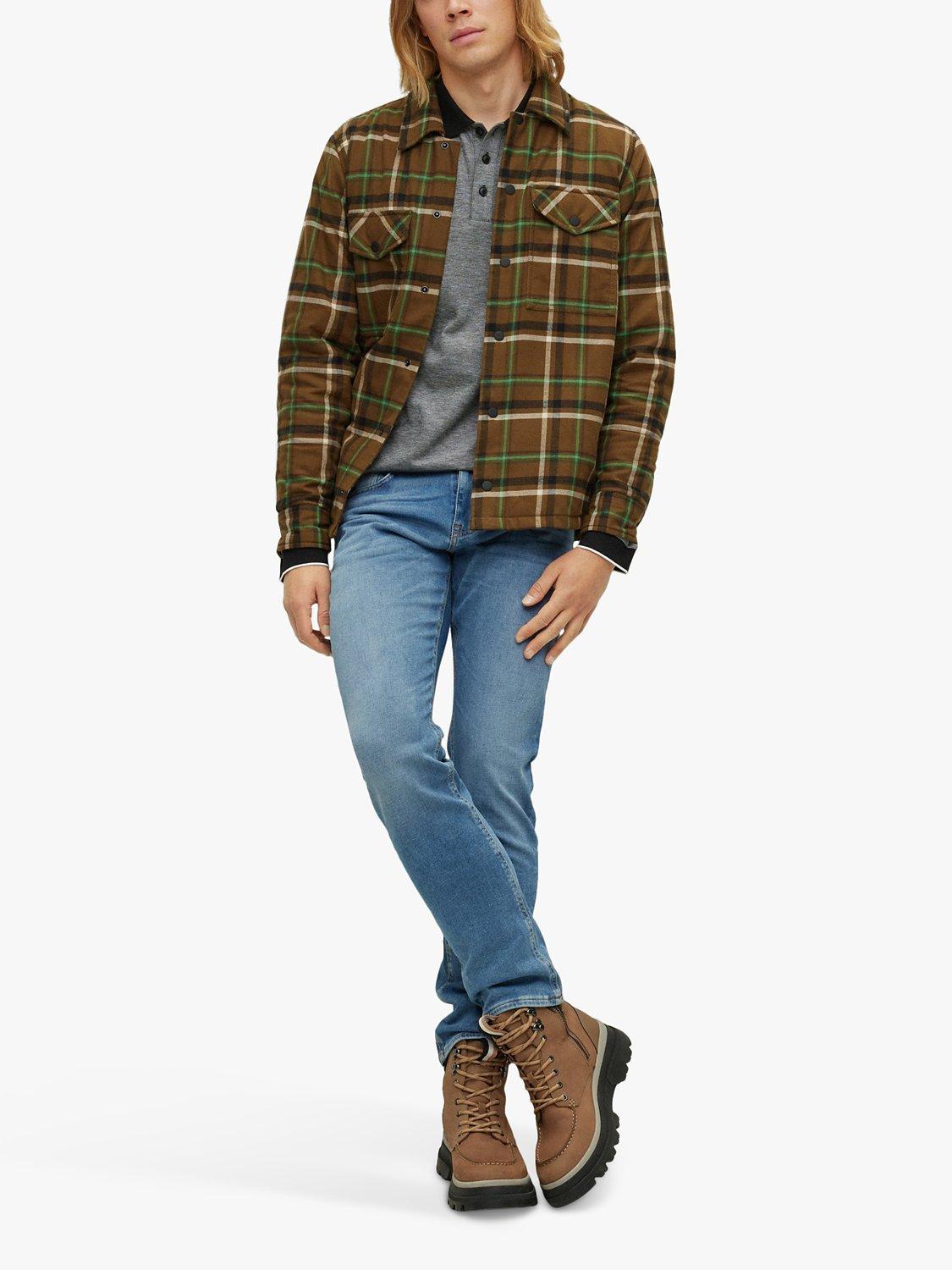 Product image 3 of 6, which shows HUGO BOSS Delaware Slim Fit Jeans, Medium Blue, 33S
