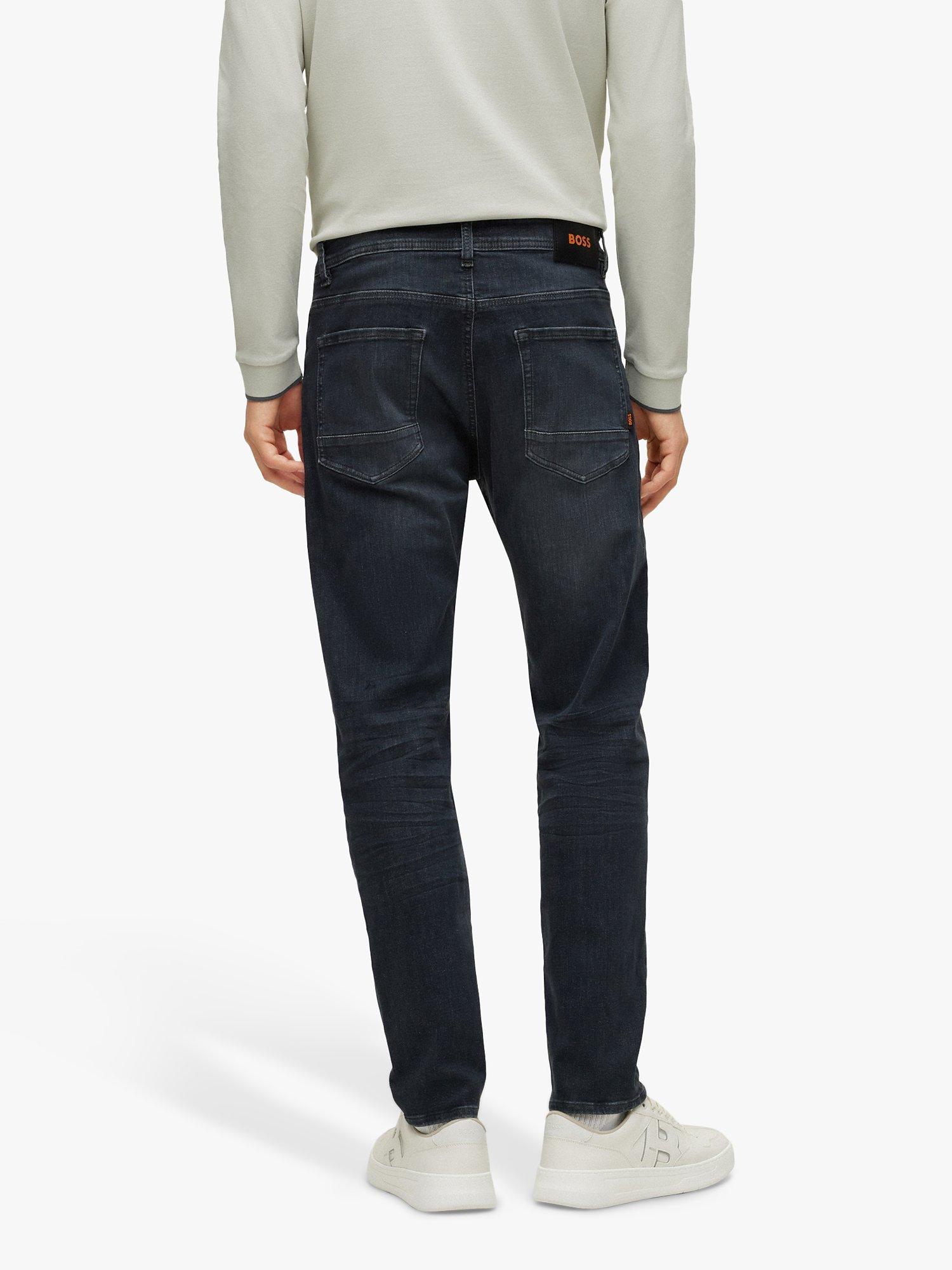 Product image 2 of 5, which shows BOSS Tapered Fit Jeans, Medium Grey, 31L