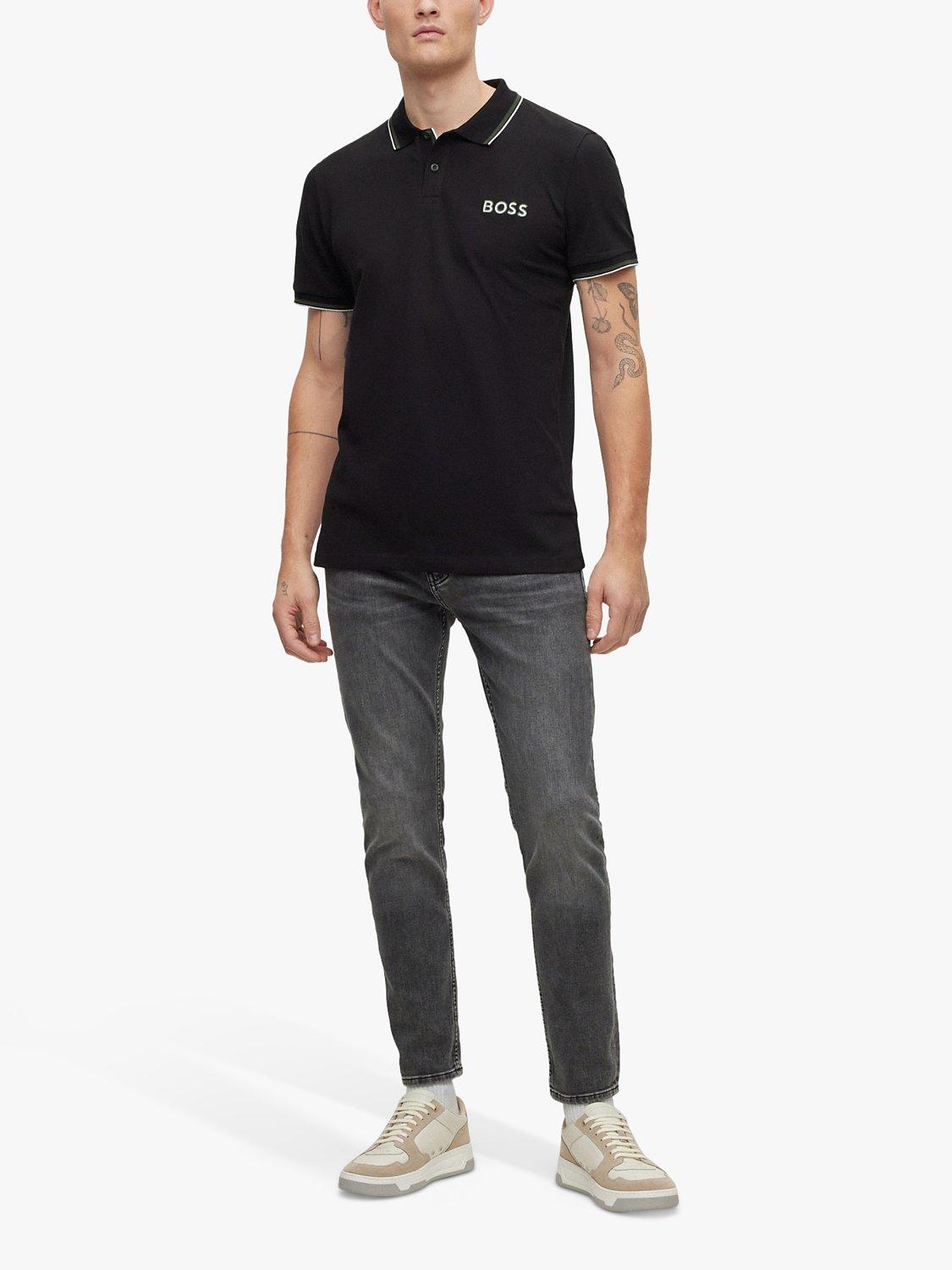 Product image 3 of 5, which shows BOSS Pelogox Polo Top, Black, M