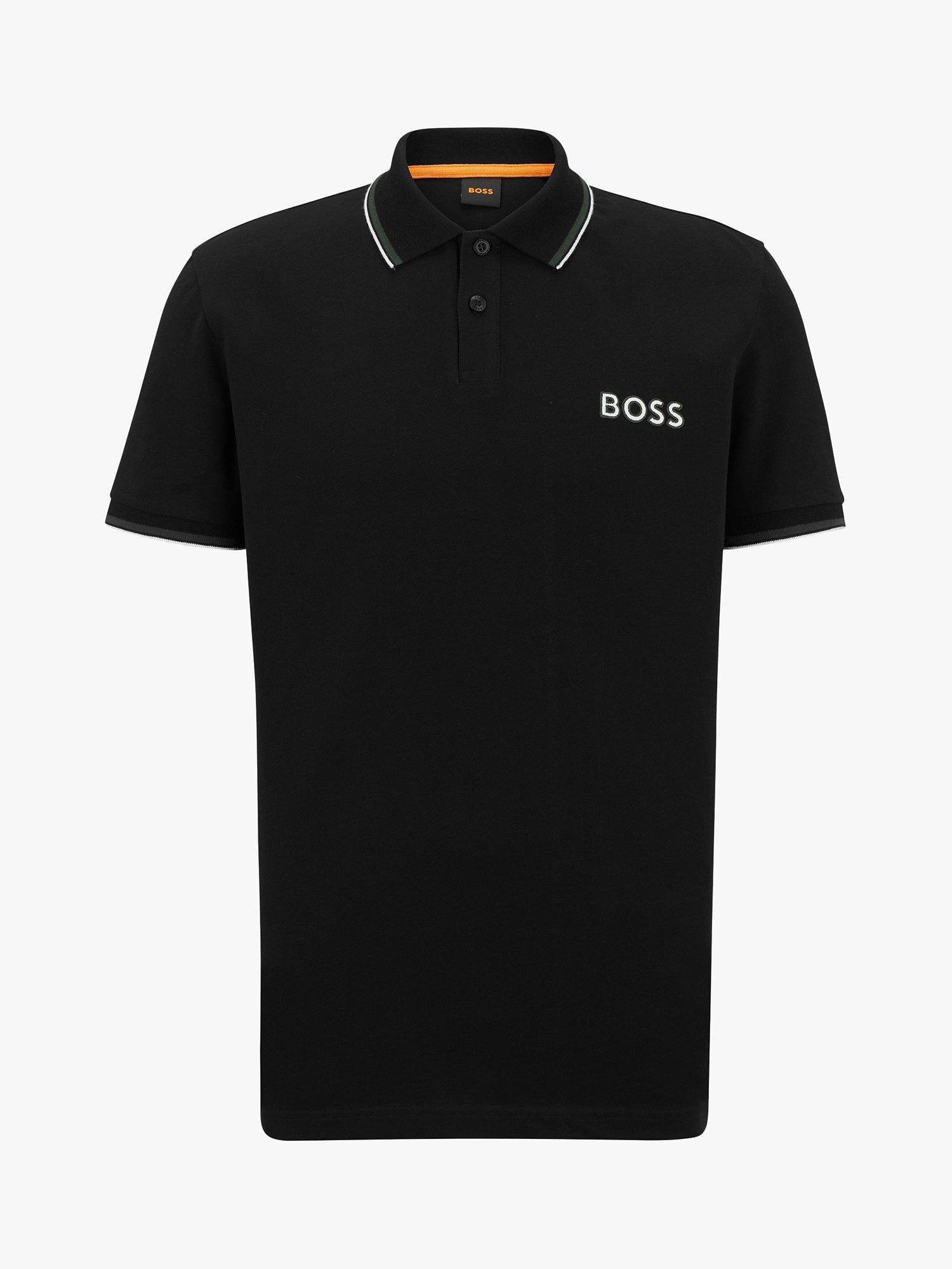 Product image 4 of 5, which shows BOSS Pelogox Polo Top, Black, M