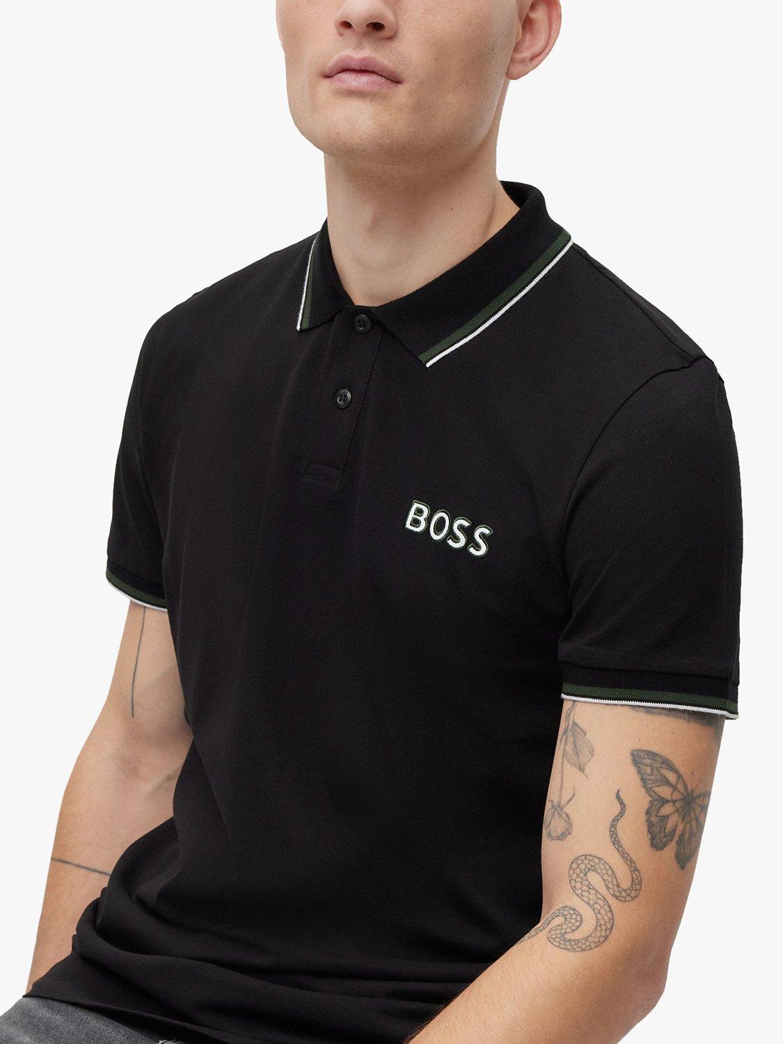 Product image 5 of 5, which shows BOSS Pelogox Polo Top, Black, M