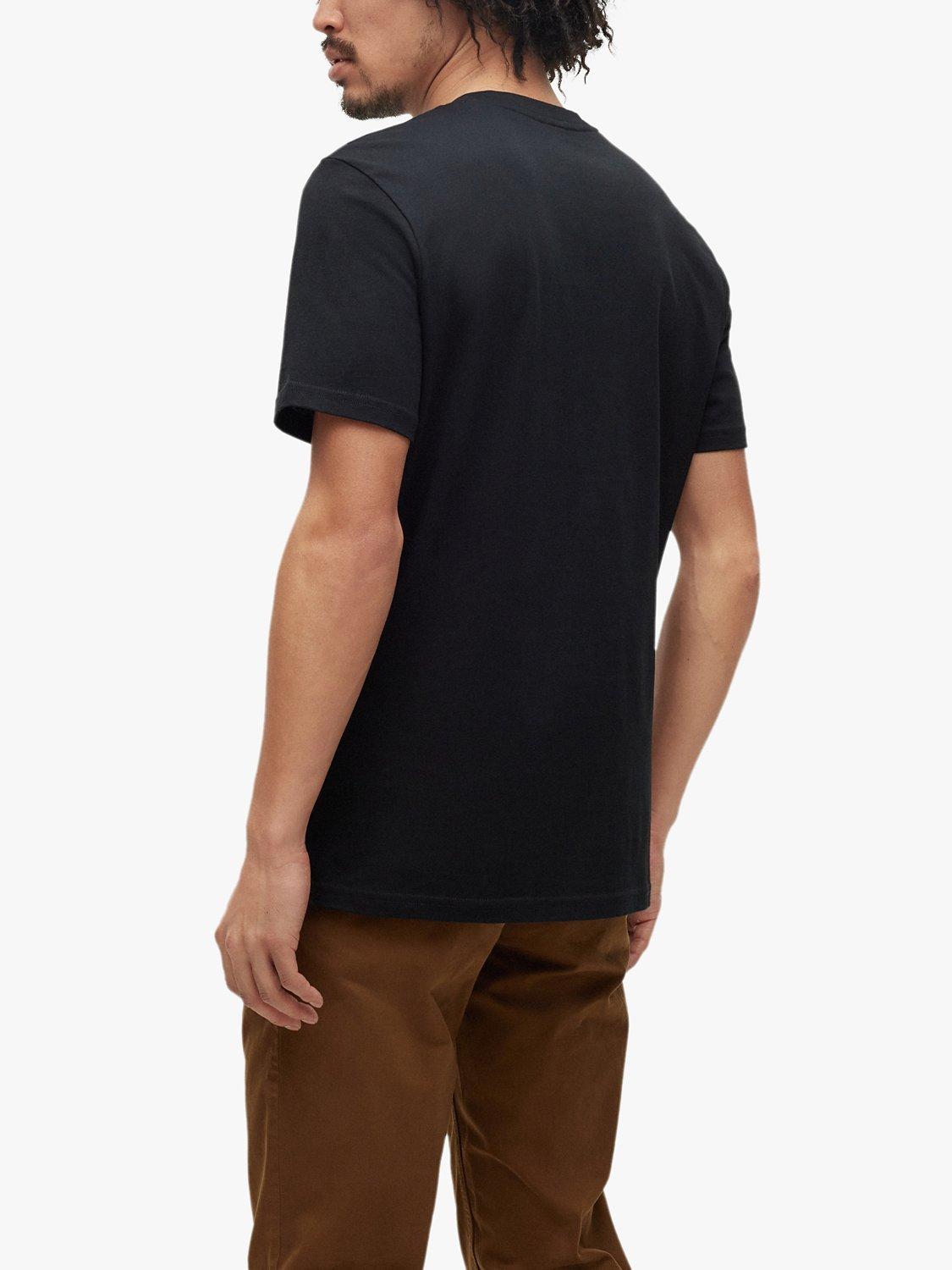 Product image 2 of 5, which shows HUGO BOSS Teglow Graphic Print T-Shirt, Black, XXXL