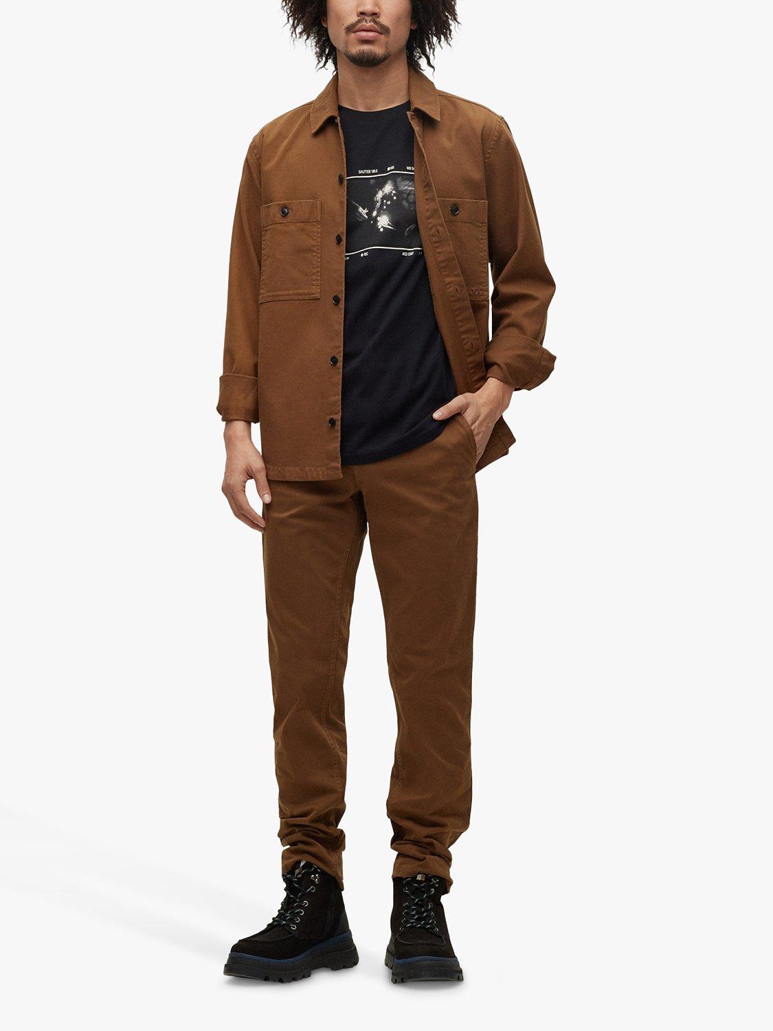 Product image 3 of 5, which shows HUGO BOSS Teglow Graphic Print T-Shirt, Black, XXXL