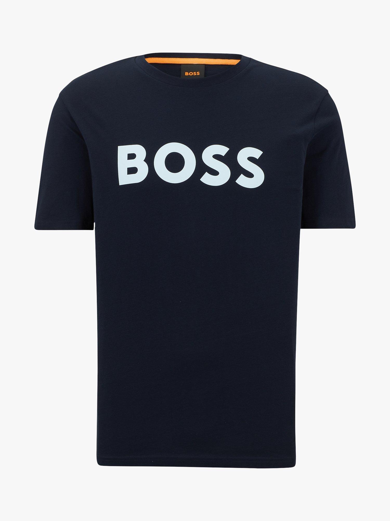 Product image 4 of 5, which shows BOSS Thinking 1 Tee, Dark Blue, S