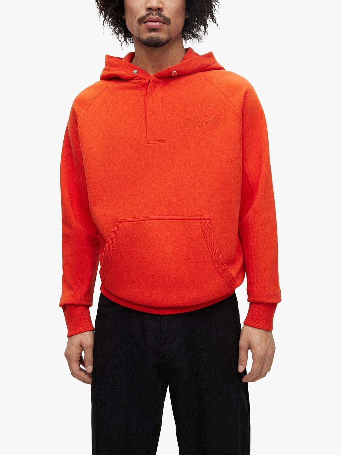 Product image 1 of 5, which shows BOSS Wecollege Cotton Blend Hoodie, Bright Red, XXXL